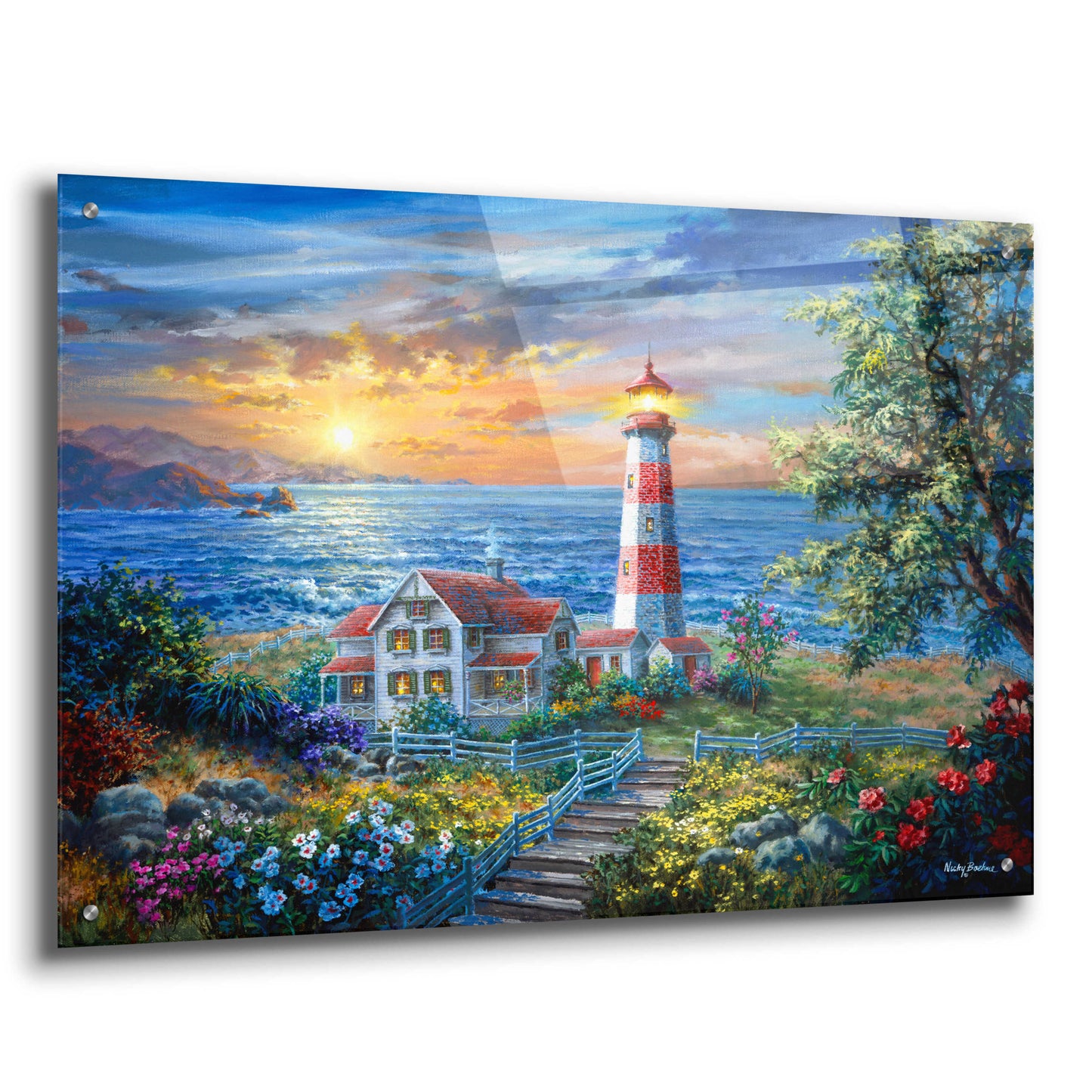 Epic Art 'Enchantment' by Nicky Boehme, Acrylic Glass Wall Art,36x24