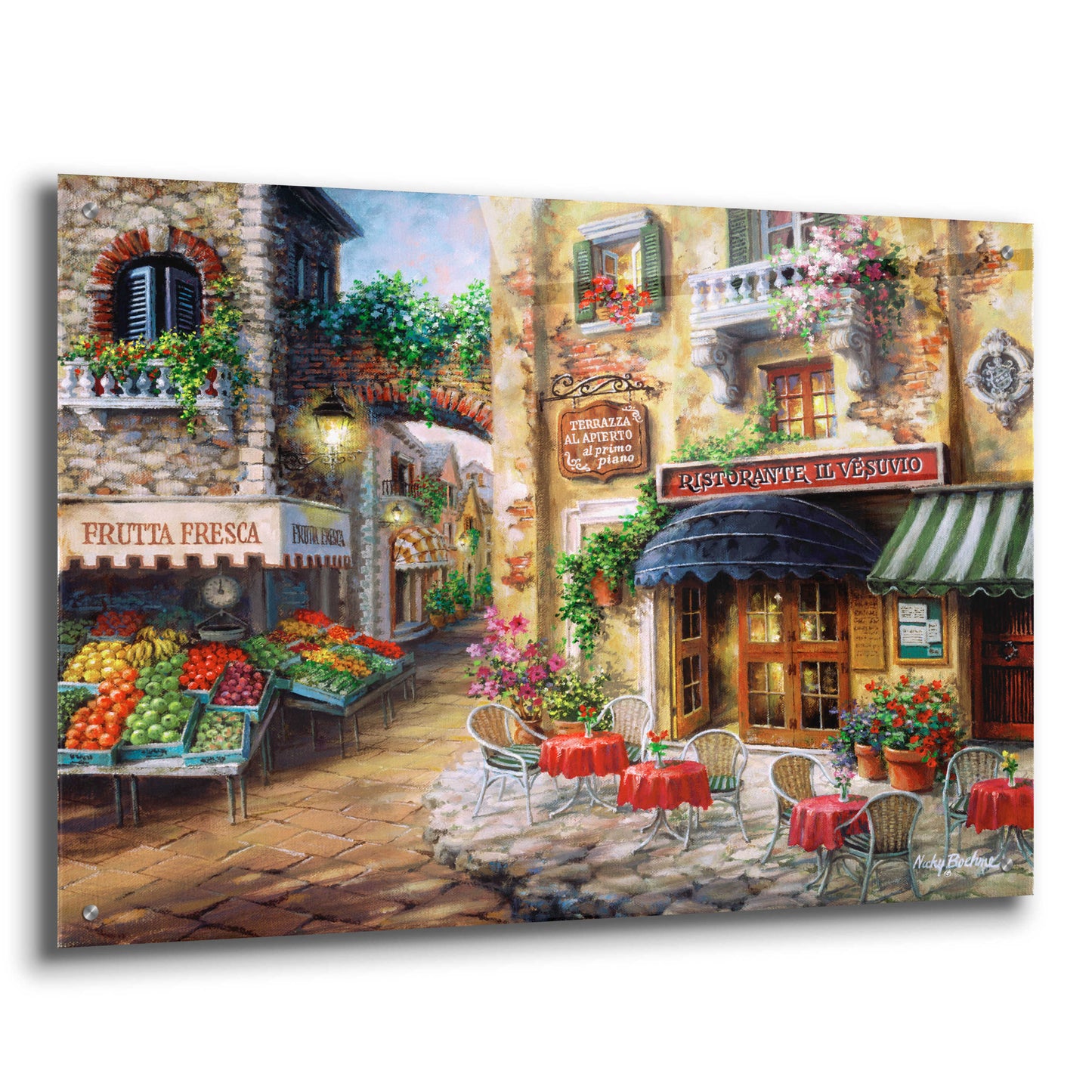 Epic Art 'Buon Appetito' by Nicky Boehme, Acrylic Glass Wall Art,36x24