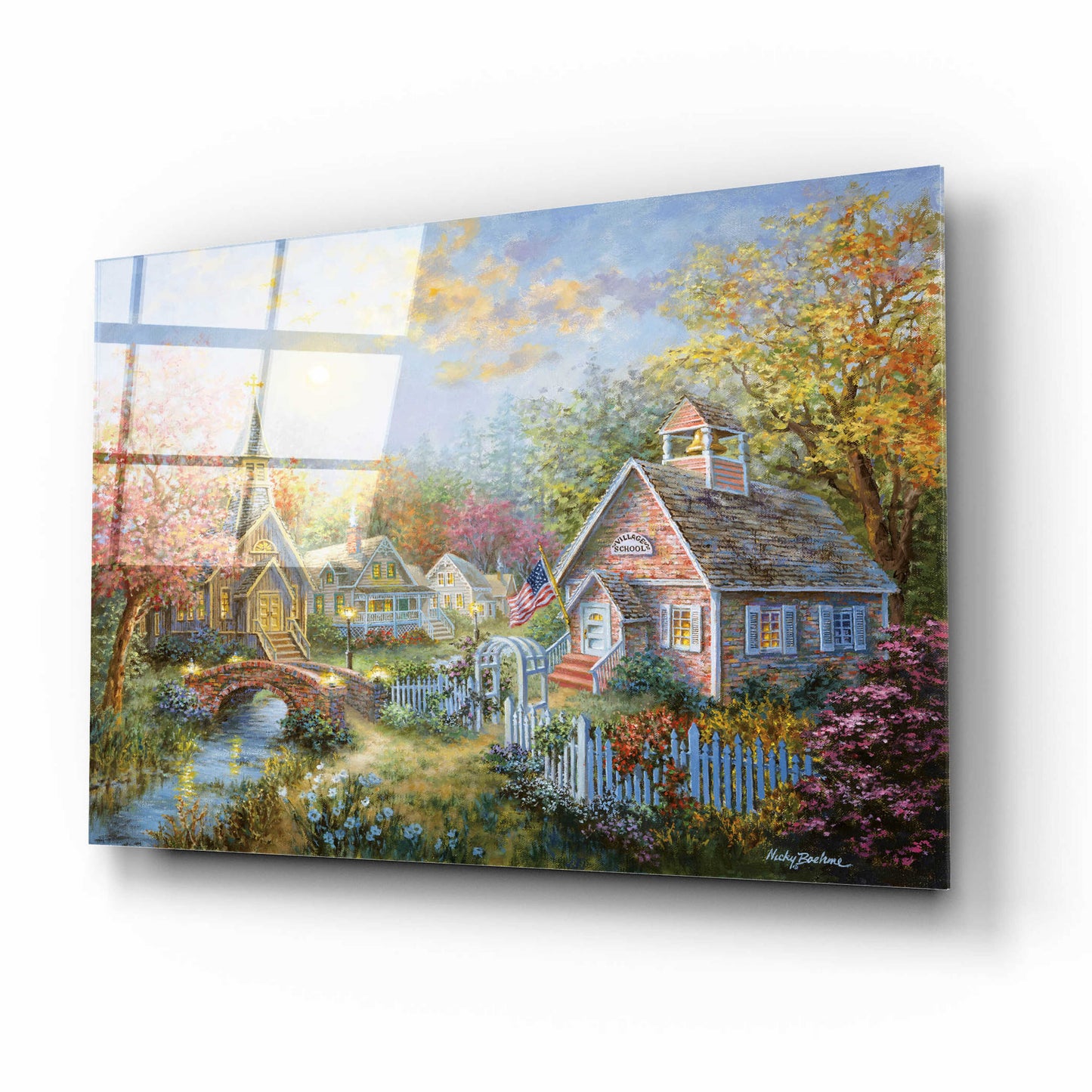 Epic Art 'Moral Guidance' by Nicky Boehme, Acrylic Glass Wall Art,16x12