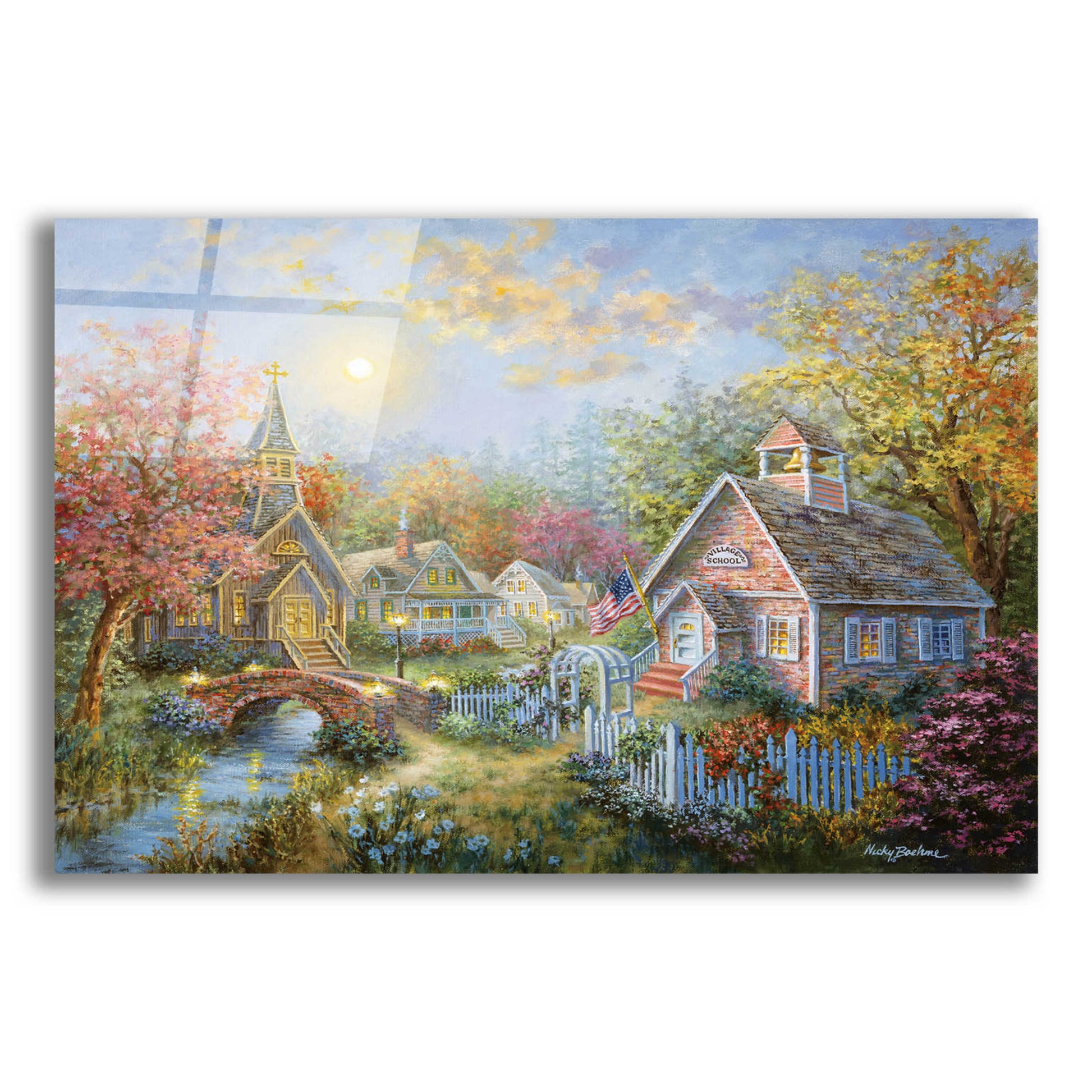 Epic Art 'Moral Guidance' by Nicky Boehme, Acrylic Glass Wall Art,24x16