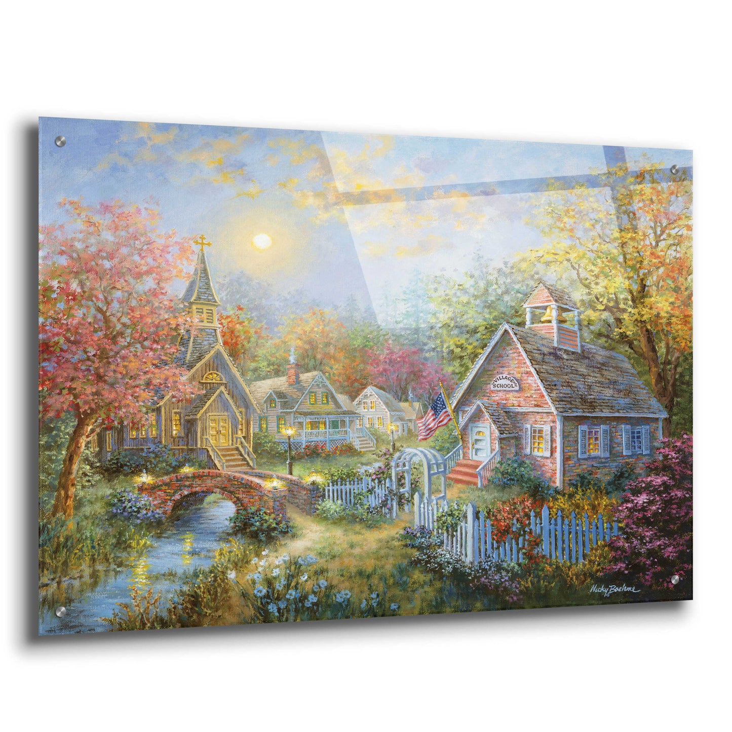 Epic Art 'Moral Guidance' by Nicky Boehme, Acrylic Glass Wall Art,36x24