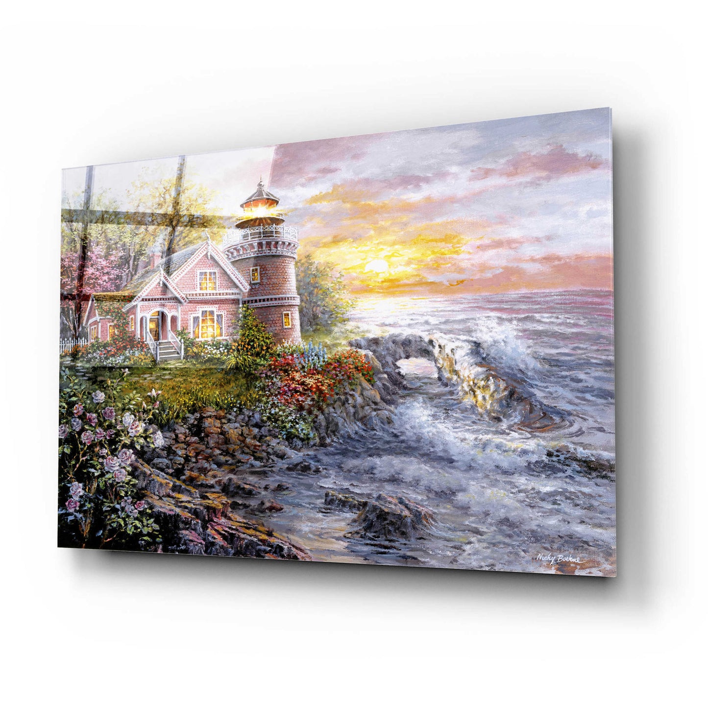 Epic Art 'Seafarer's Vigilant Sentry' by Nicky Boehme, Acrylic Glass Wall Art,24x16