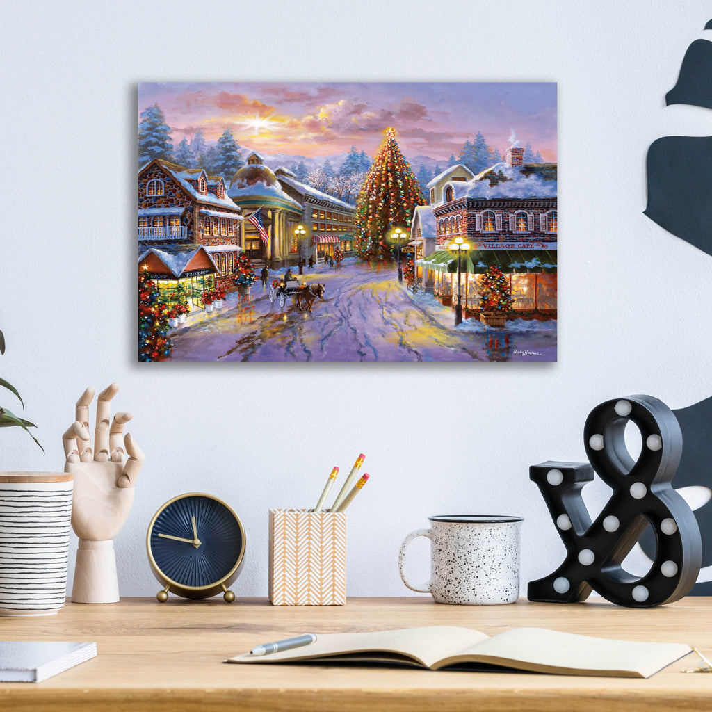 Epic Art 'Christmas Eve' by Nicky Boehme, Acrylic Glass Wall Art,16x12