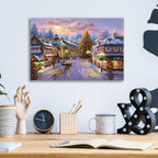 Epic Art 'Christmas Eve' by Nicky Boehme, Acrylic Glass Wall Art,16x12