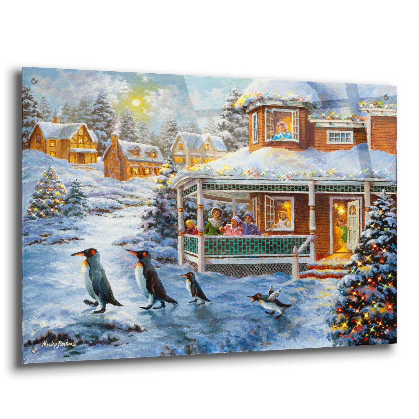 Epic Art 'Hey! Wait For Me' by Nicky Boehme, Acrylic Glass Wall Art,36x24