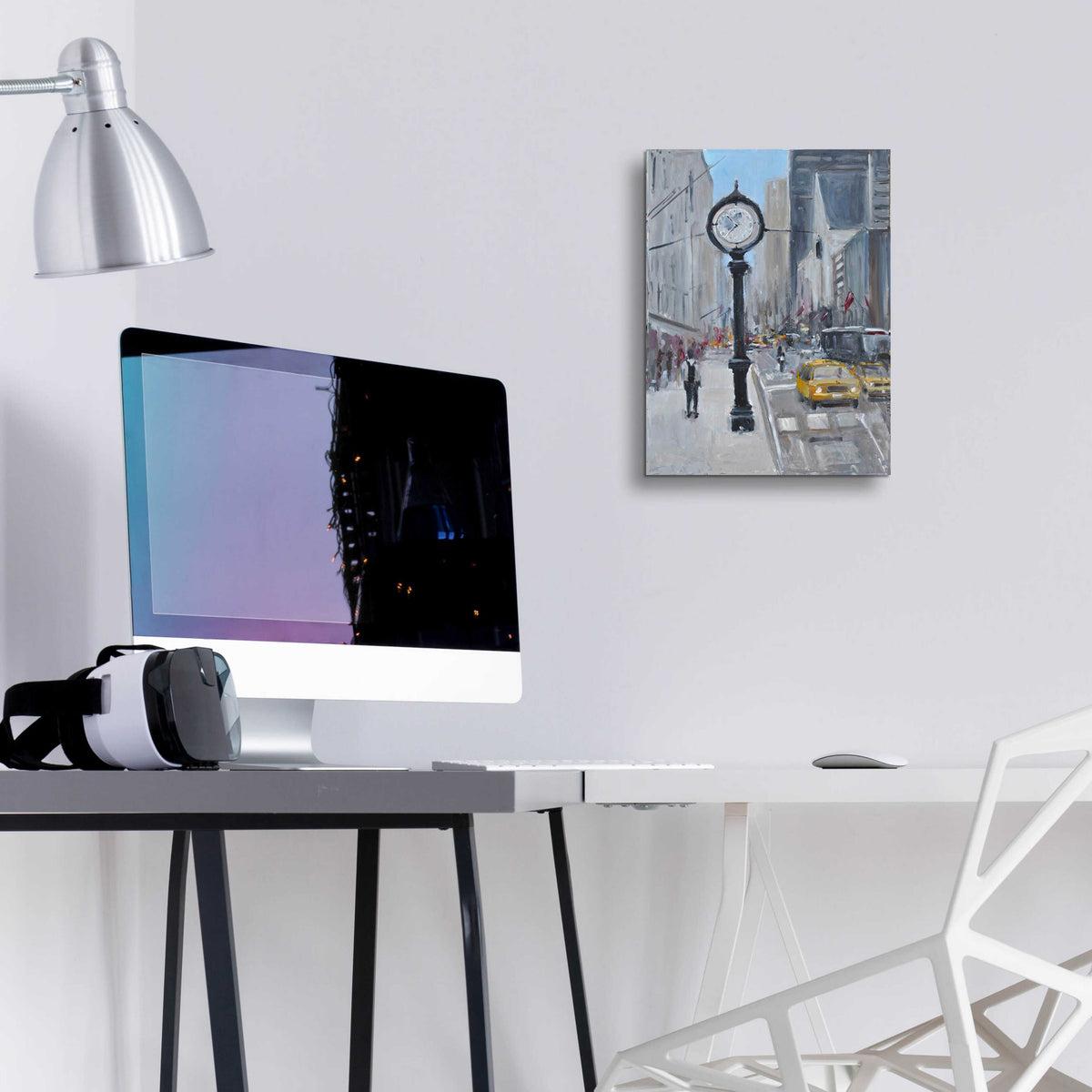 Epic Art 'City Streets' by Jadei Graphics, Acrylic Glass Wall Art,12x16