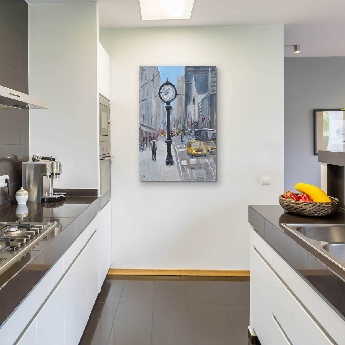 Epic Art 'City Streets' by Jadei Graphics, Acrylic Glass Wall Art,24x36