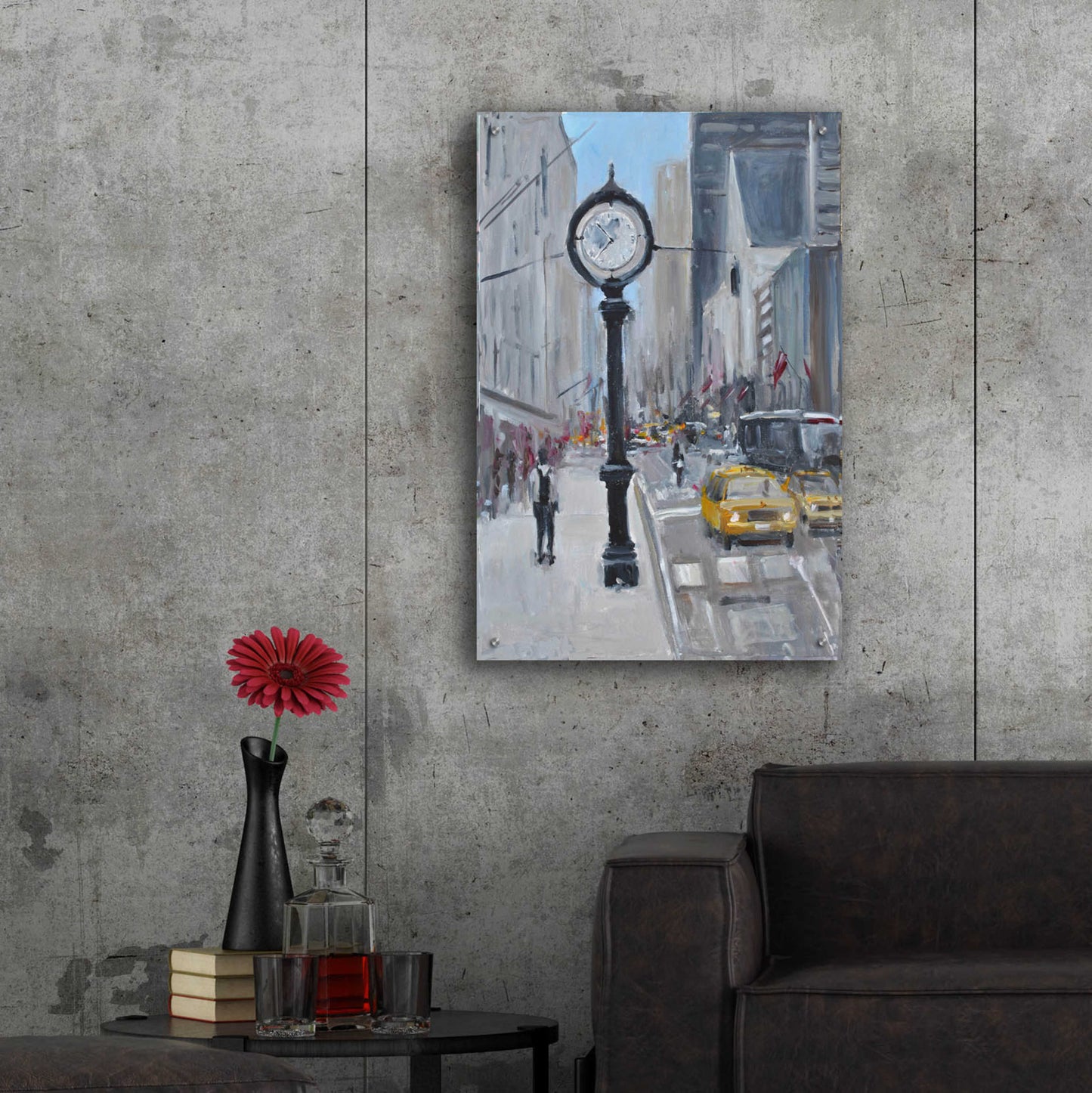 Epic Art 'City Streets' by Jadei Graphics, Acrylic Glass Wall Art,24x36