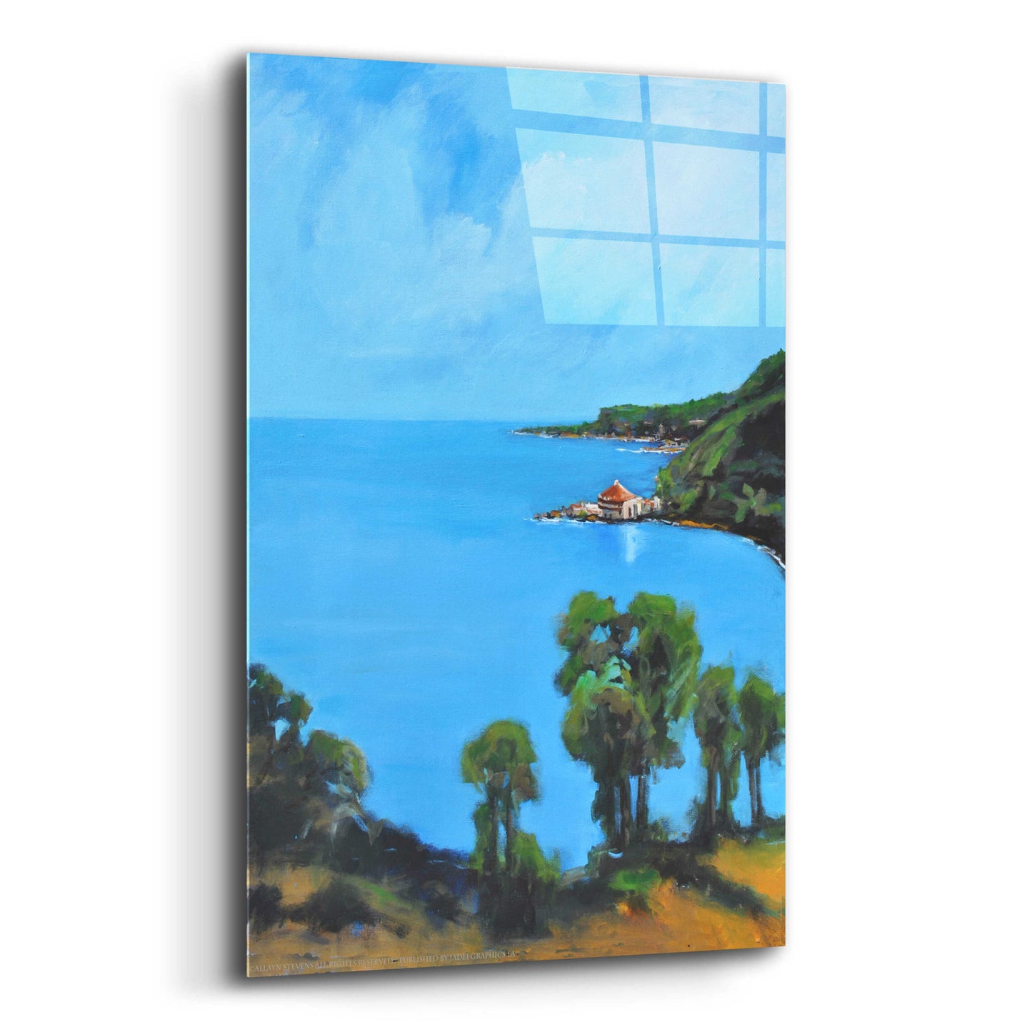 Epic Art 'My Cove' by Jadei Graphics, Acrylic Glass Wall Art,12x16