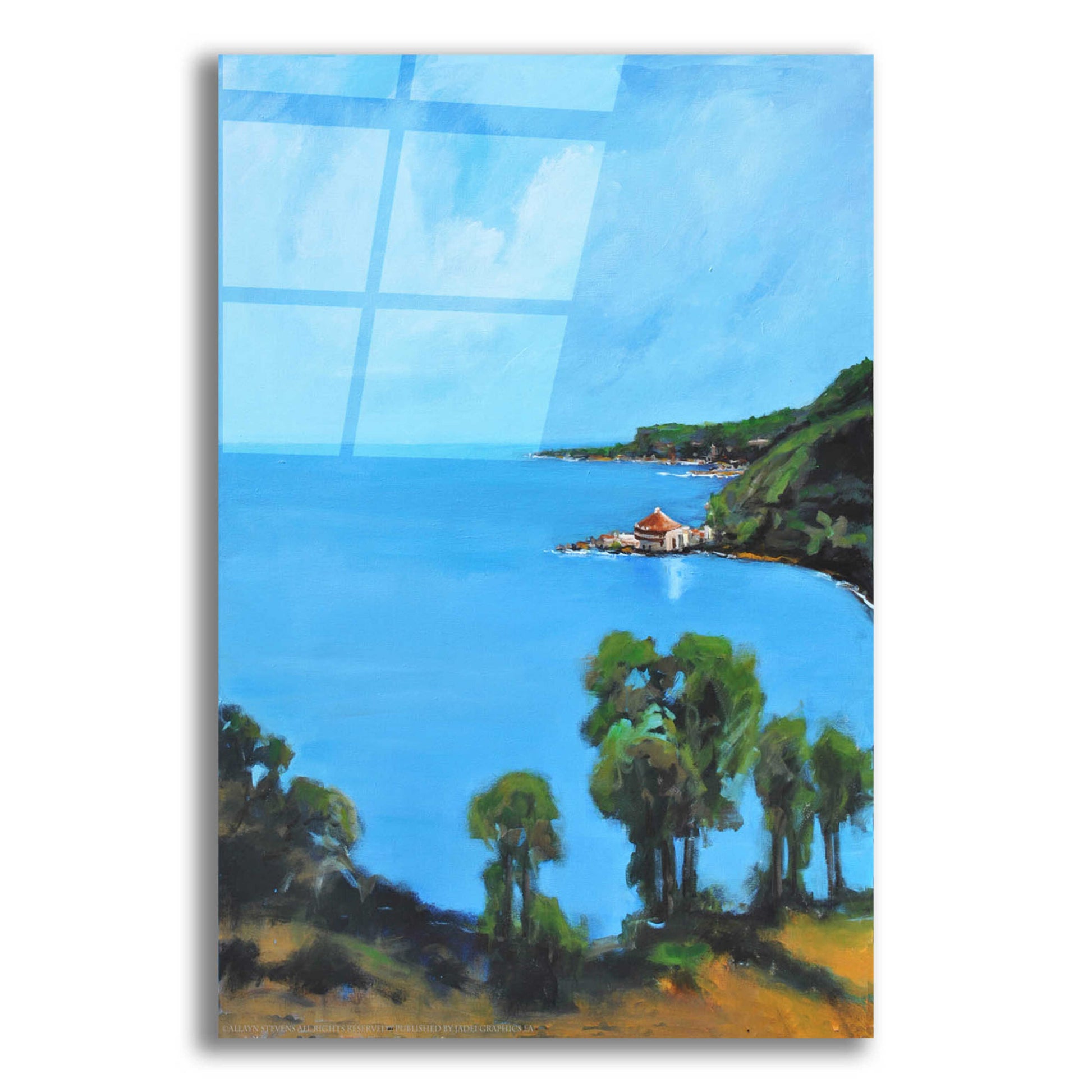 Epic Art 'My Cove' by Jadei Graphics, Acrylic Glass Wall Art,12x16