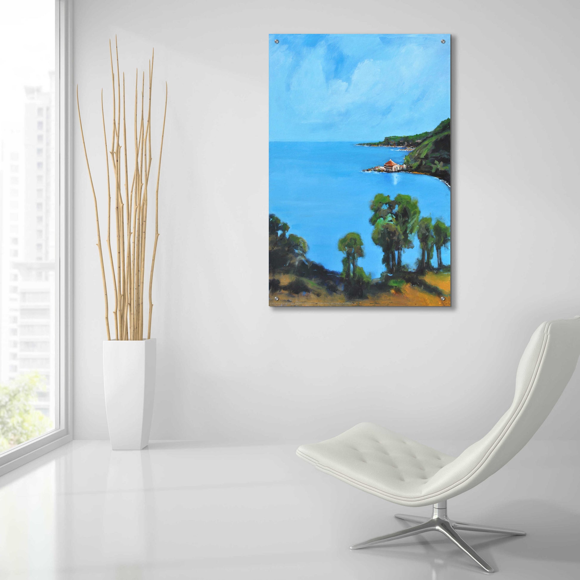 Epic Art 'My Cove' by Jadei Graphics, Acrylic Glass Wall Art,24x36