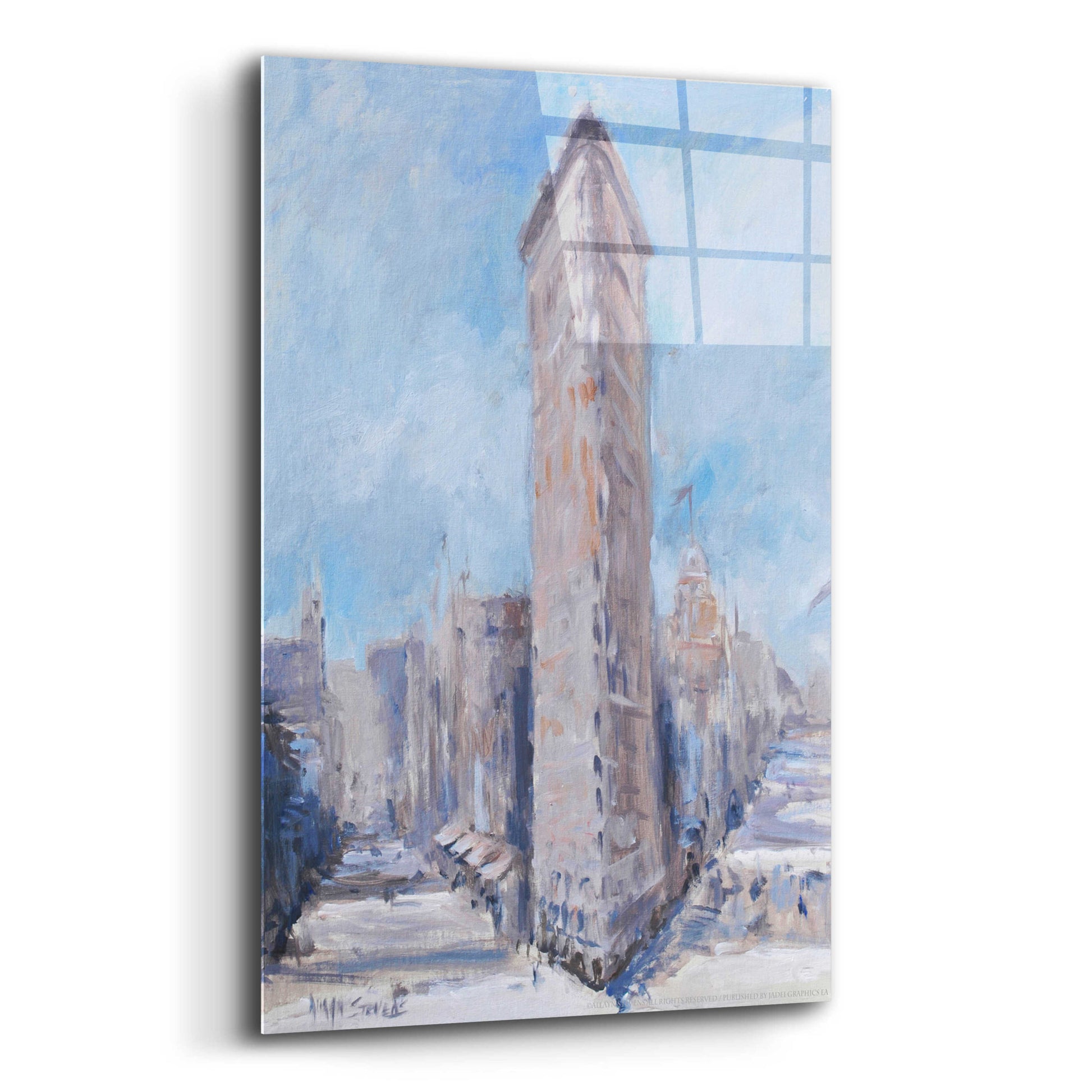 Epic Art 'Flatiron' by Jadei Graphics, Acrylic Glass Wall Art,12x16