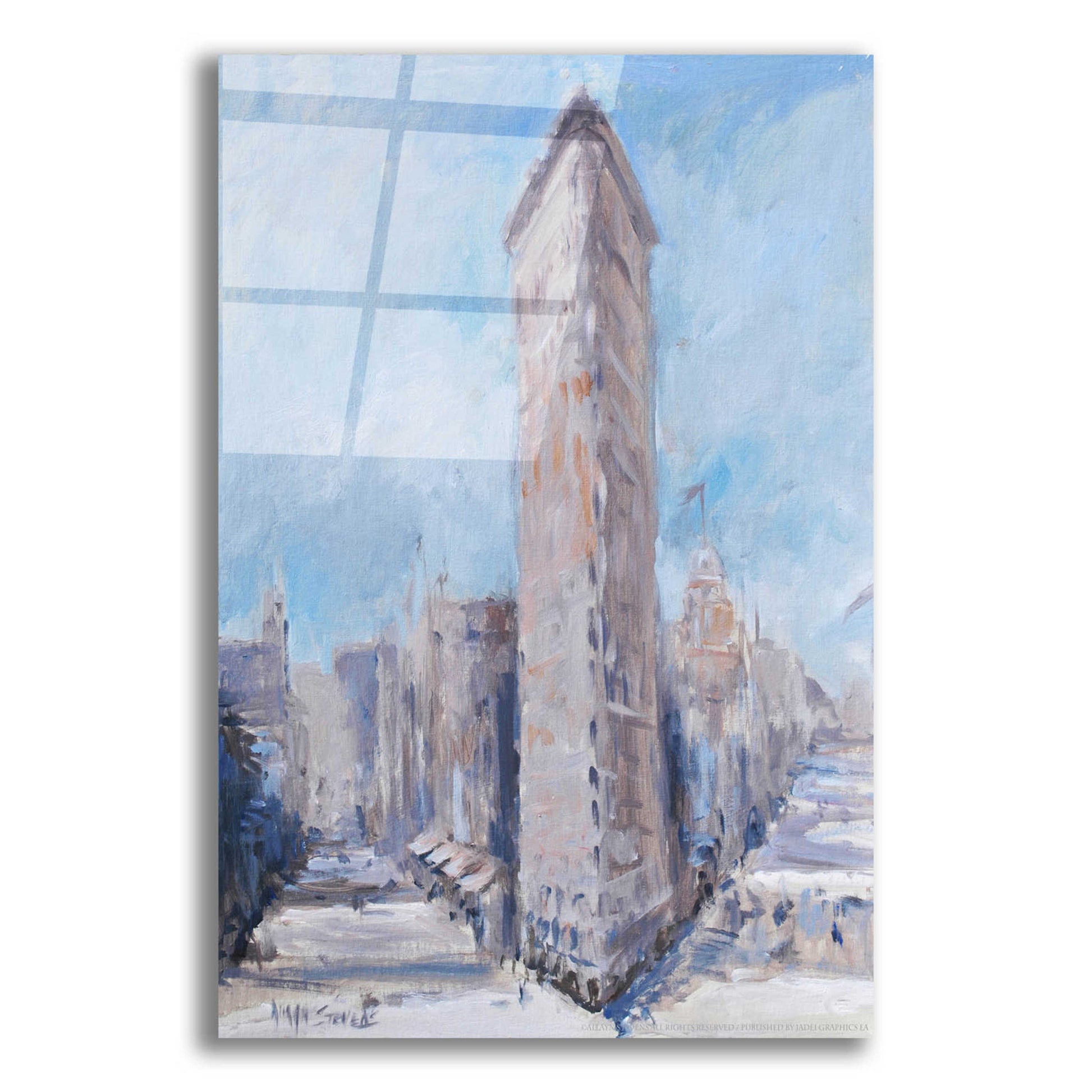 Epic Art 'Flatiron' by Jadei Graphics, Acrylic Glass Wall Art,12x16