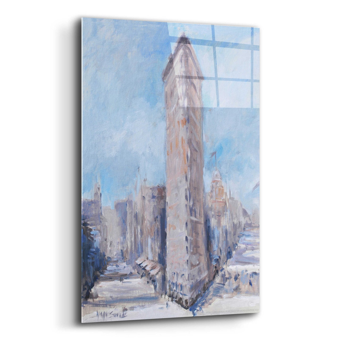 Epic Art 'Flatiron' by Jadei Graphics, Acrylic Glass Wall Art,16x24