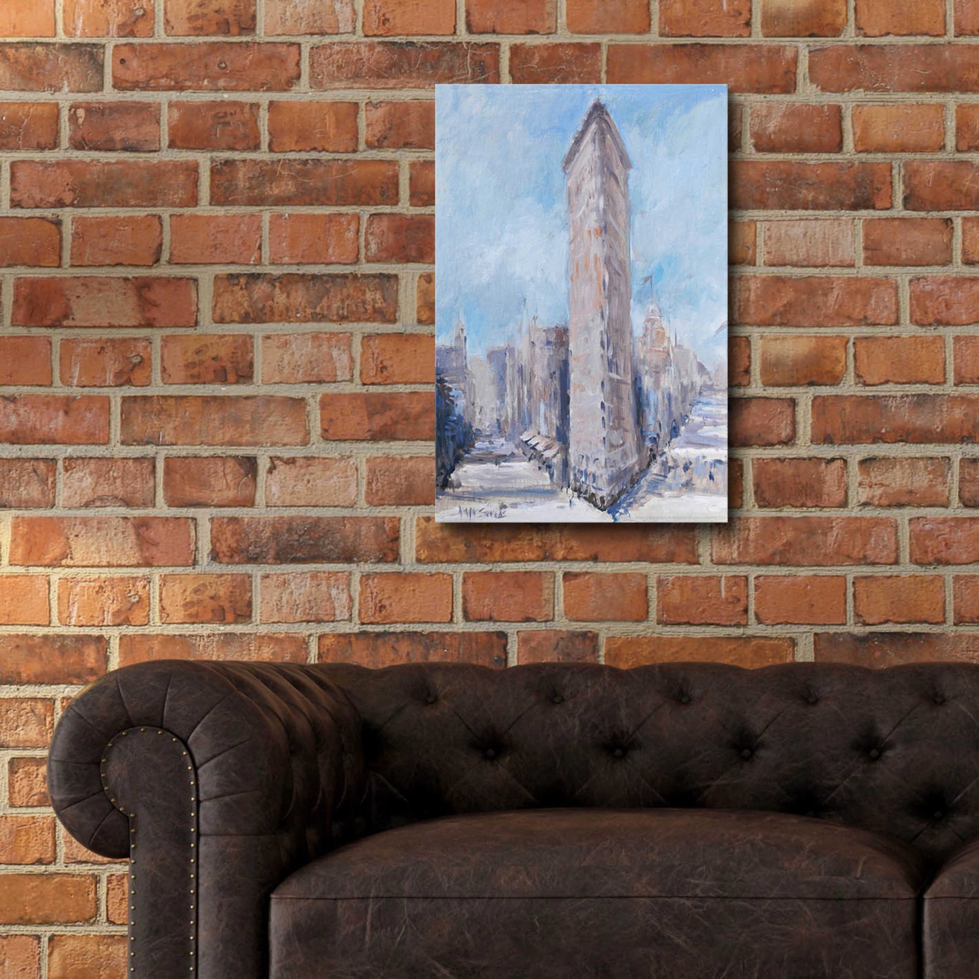 Epic Art 'Flatiron' by Jadei Graphics, Acrylic Glass Wall Art,16x24