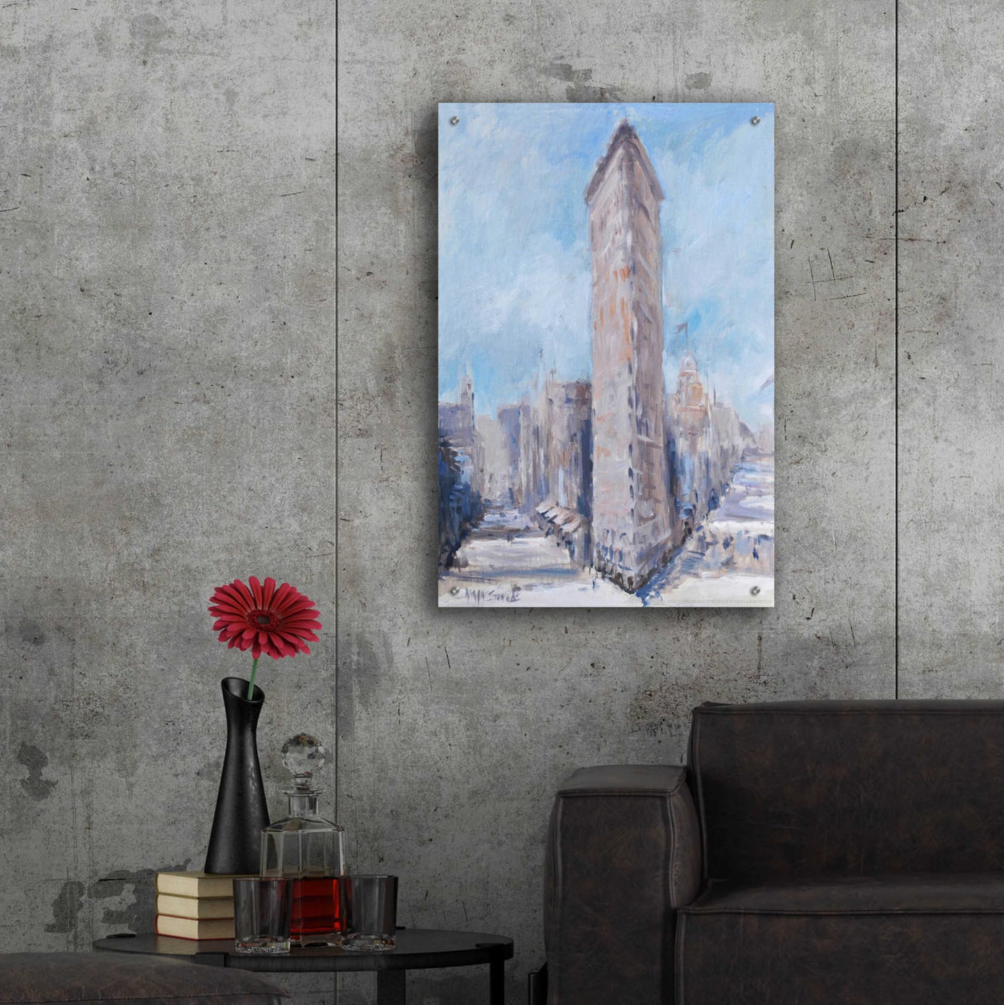 Epic Art 'Flatiron' by Jadei Graphics, Acrylic Glass Wall Art,24x36