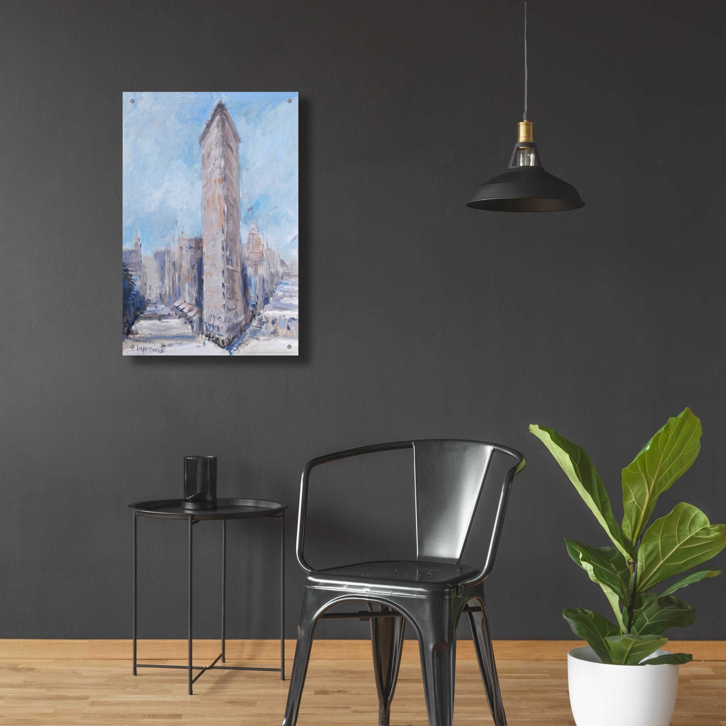 Epic Art 'Flatiron' by Jadei Graphics, Acrylic Glass Wall Art,24x36