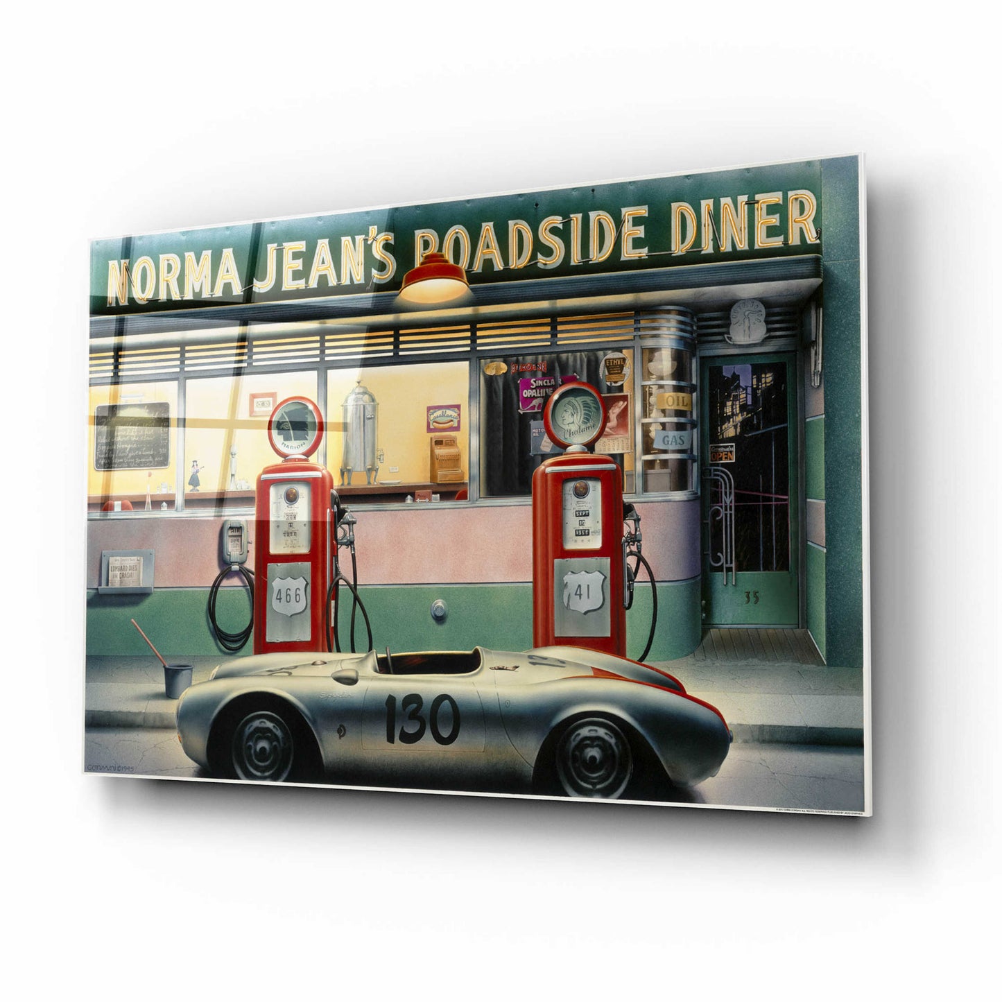 Epic Art 'Destiny Highway' by Chris Consani, Acrylic Glass Wall Art,16x12