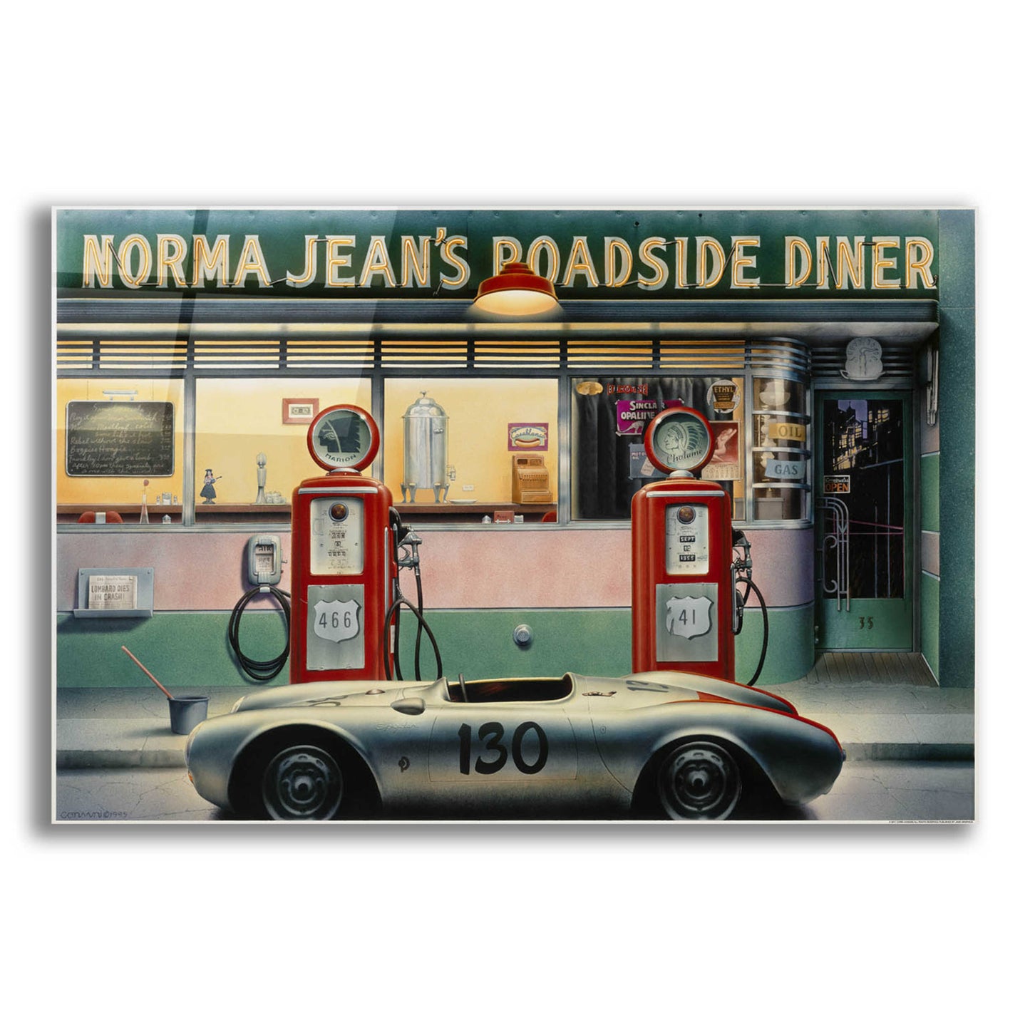 Epic Art 'Destiny Highway' by Chris Consani, Acrylic Glass Wall Art,24x16