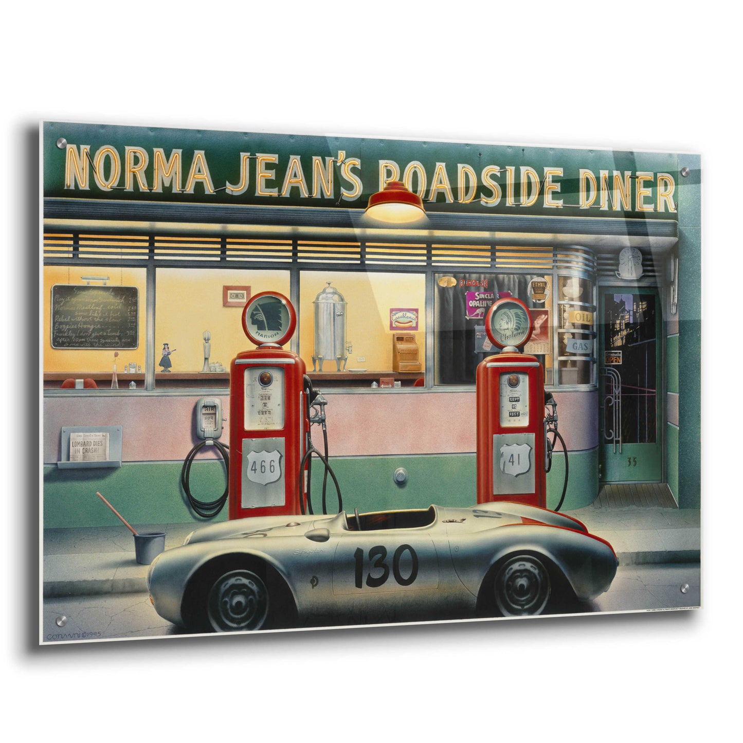 Epic Art 'Destiny Highway' by Chris Consani, Acrylic Glass Wall Art,36x24