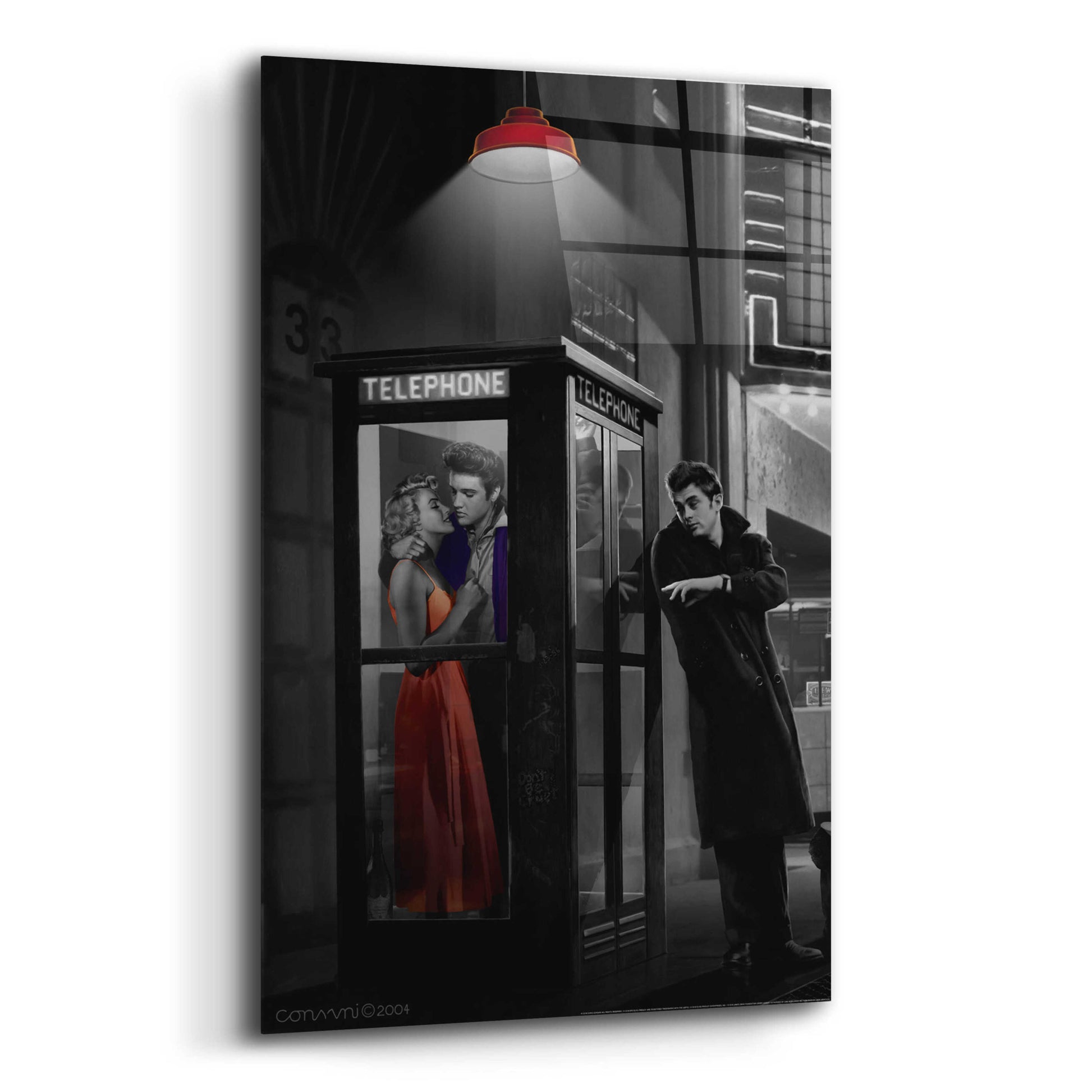 Epic Art 'Midnight Matinee BW' by Chris Consani, Acrylic Glass Wall Art,12x16