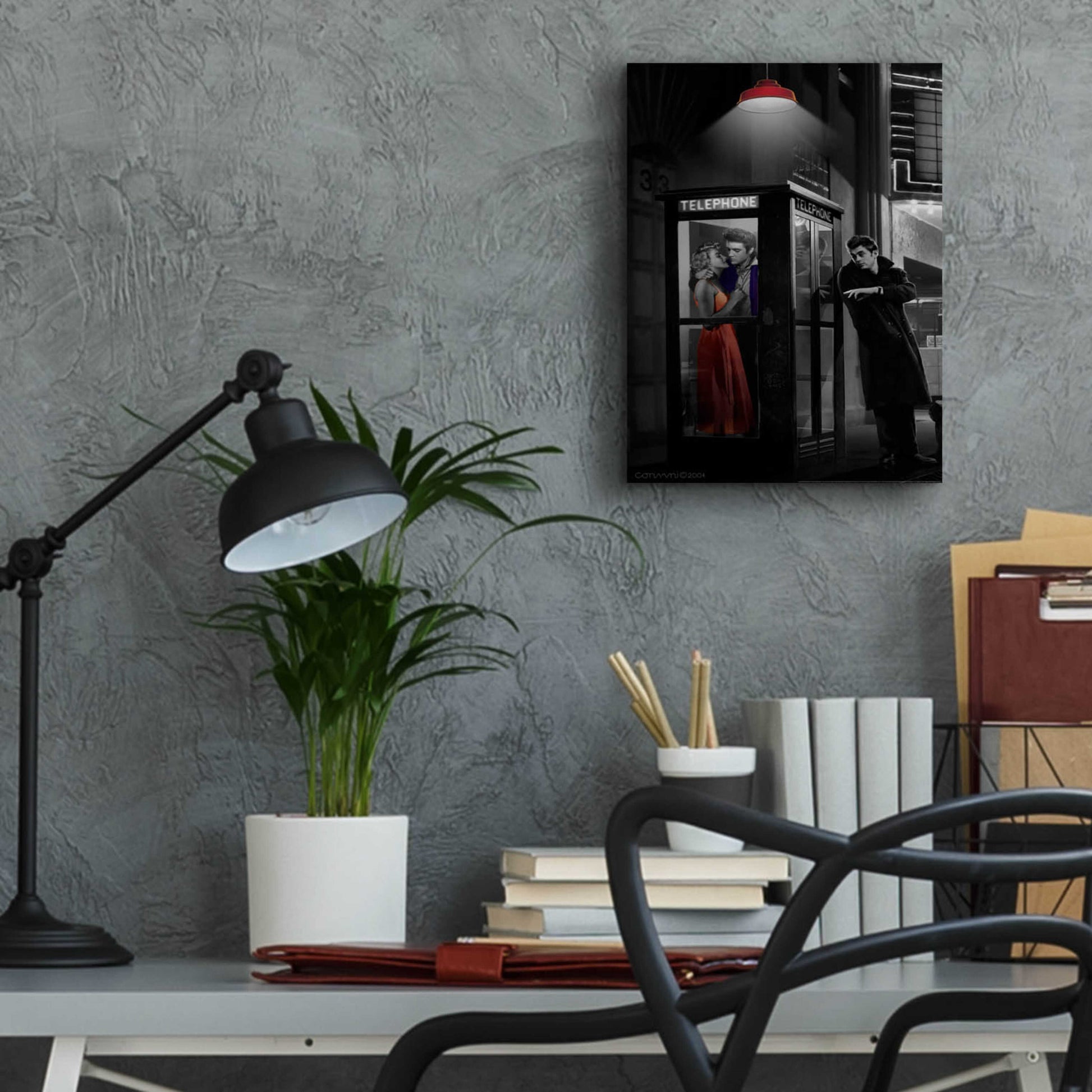 Epic Art 'Midnight Matinee BW' by Chris Consani, Acrylic Glass Wall Art,12x16
