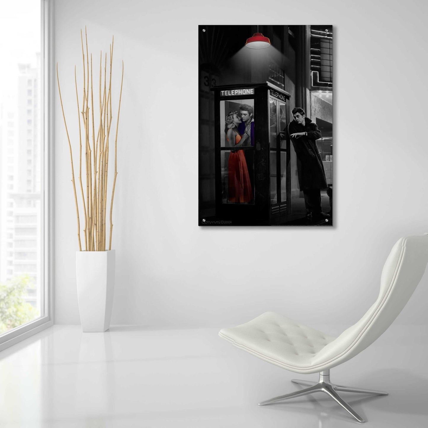 Epic Art 'Midnight Matinee BW' by Chris Consani, Acrylic Glass Wall Art,24x36