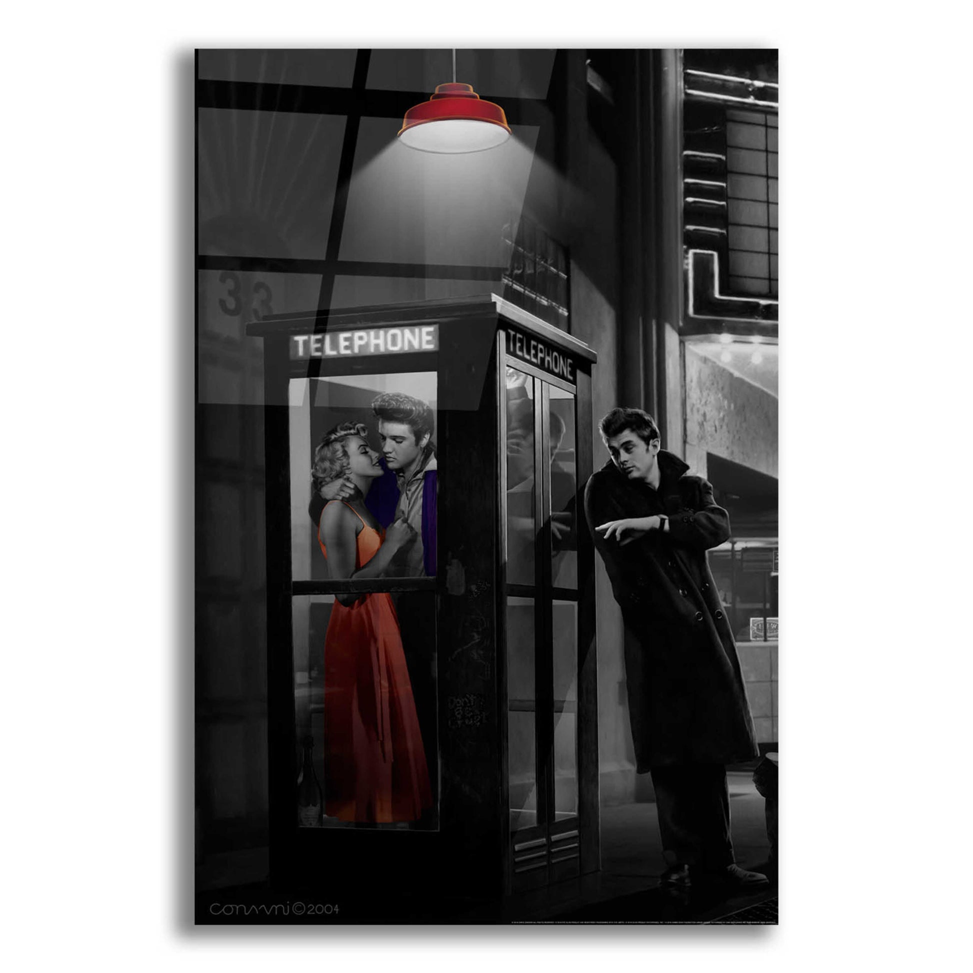 Epic Art 'Midnight Matinee BW' by Chris Consani, Acrylic Glass Wall Art