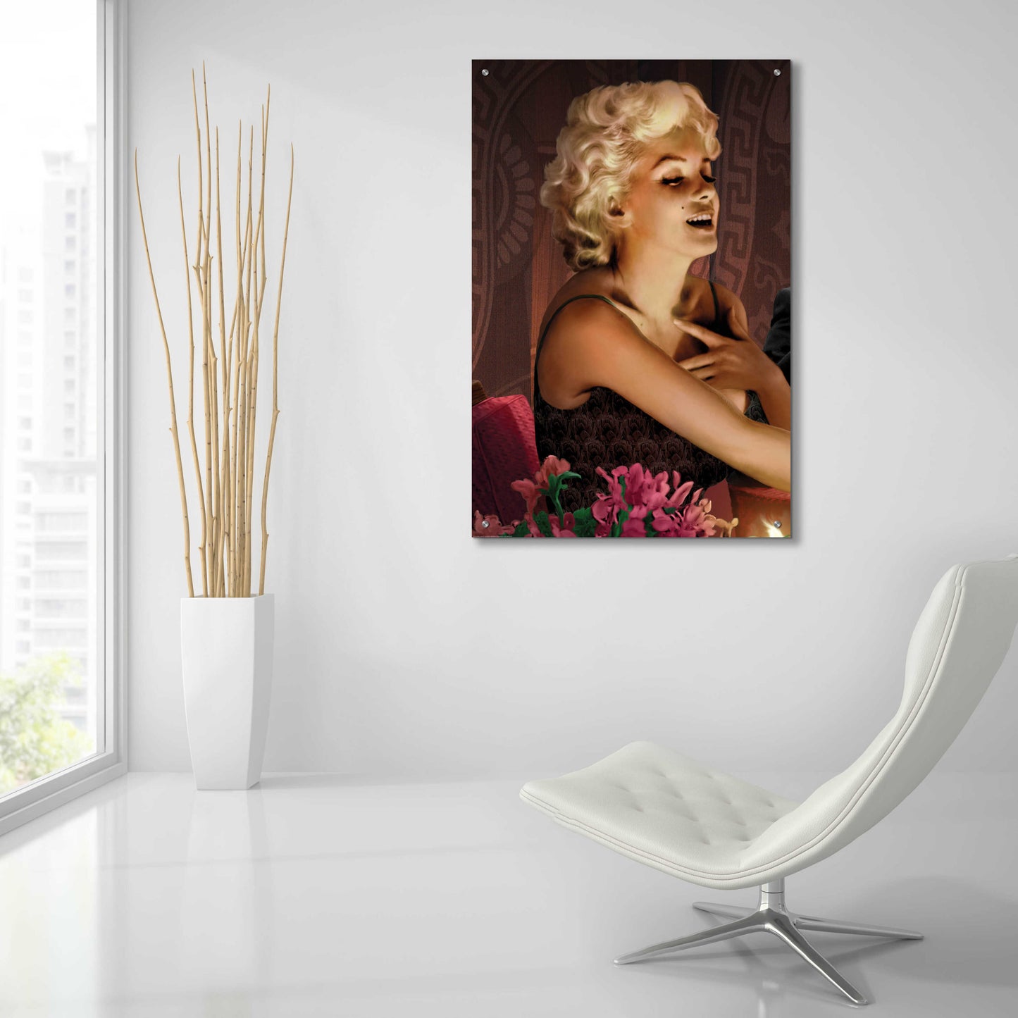 Epic Art 'Marilyn's Touch' by Chris Consani, Acrylic Glass Wall Art,24x36