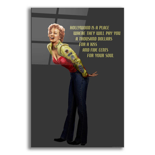 Epic Art 'Eternal Speedway Marilyn' by Chris Consani, Acrylic Glass Wall Art