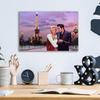Epic Art 'Paris Christmas' by Chris Consani, Acrylic Glass Wall Art,16x12