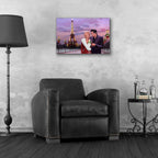 Epic Art 'Paris Christmas' by Chris Consani, Acrylic Glass Wall Art,24x16