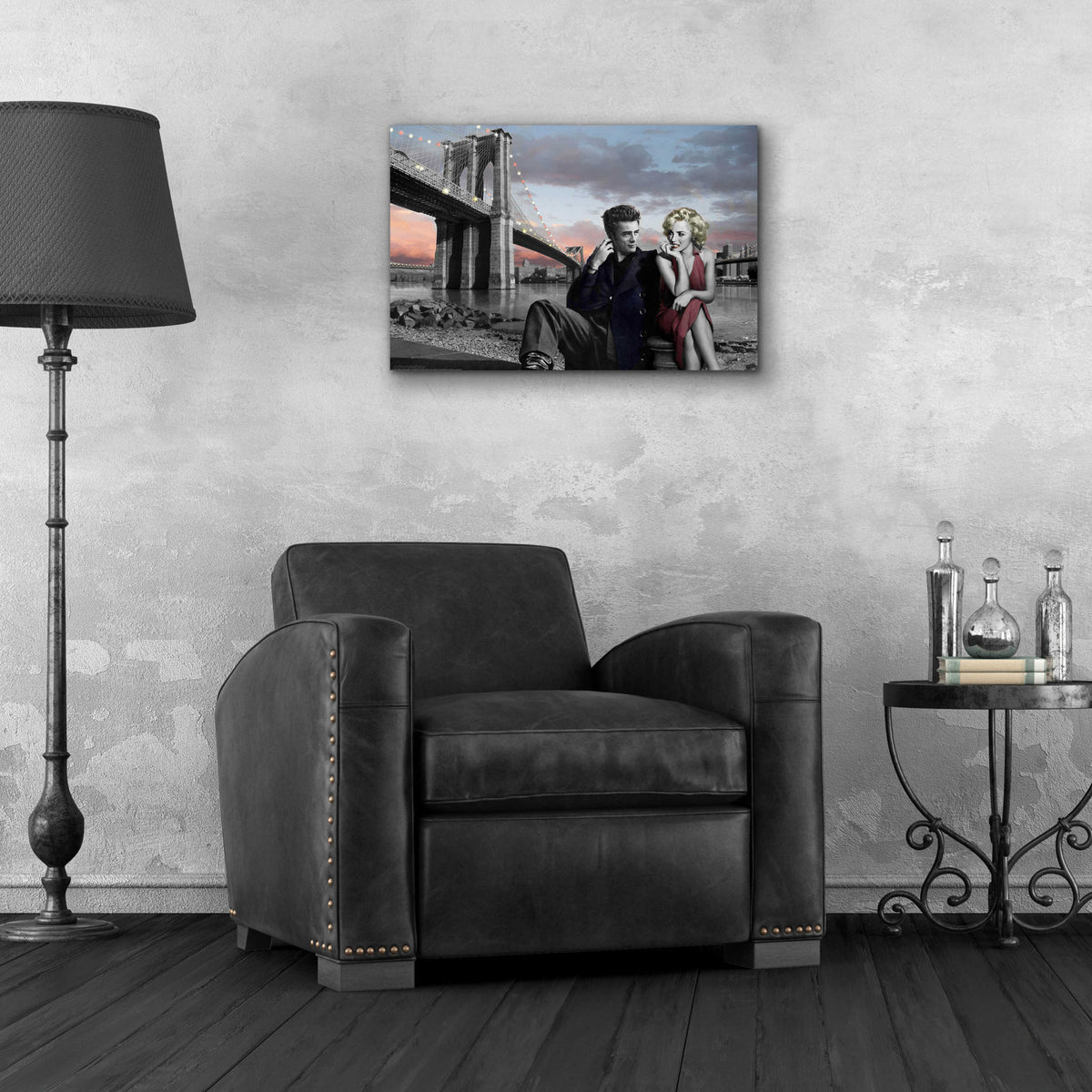 Epic Art 'Brooklyn Bridge' by Chris Consani, Acrylic Glass Wall Art,24x16