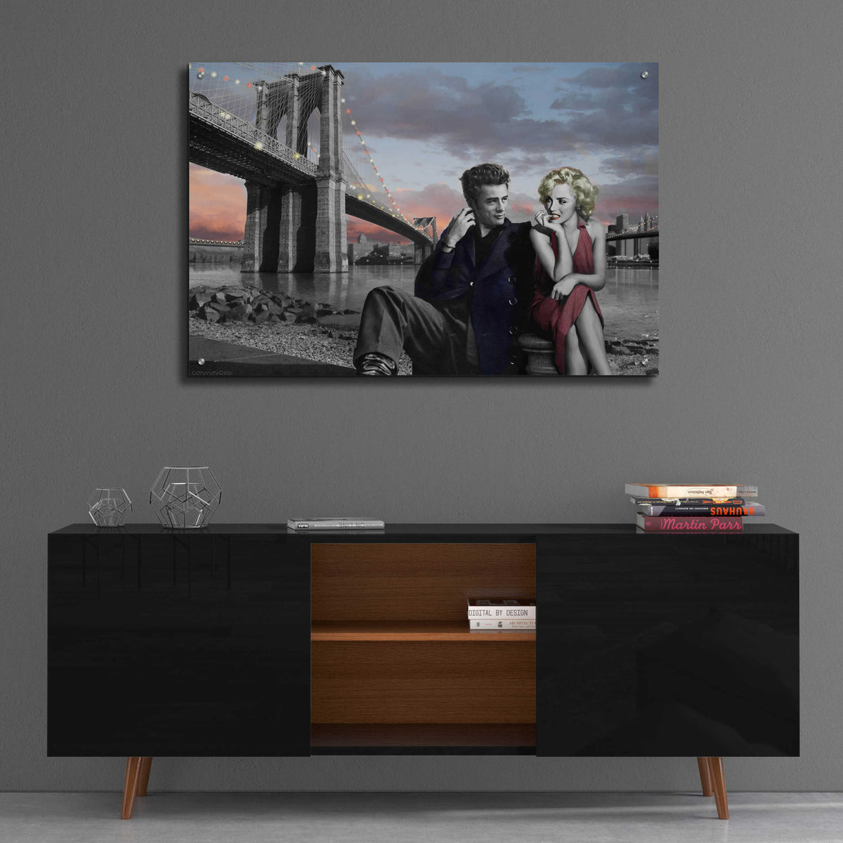 Epic Art 'Brooklyn Bridge' by Chris Consani, Acrylic Glass Wall Art,36x24