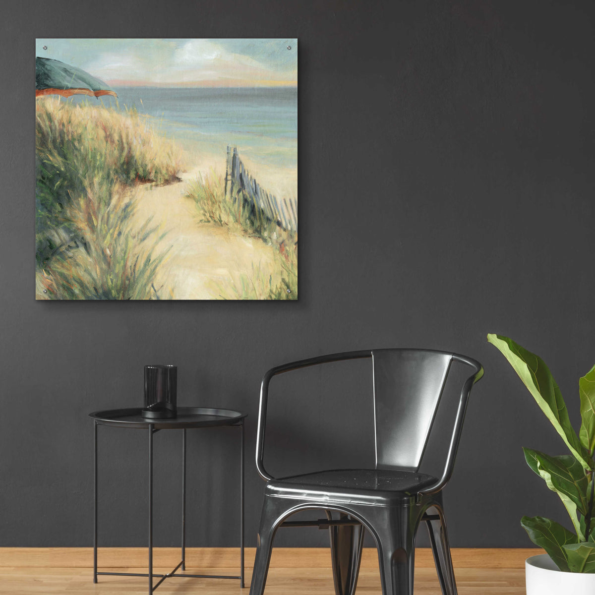 Epic Art 'Bridgeport' by Jadei Graphics, Acrylic Glass Wall Art,36x36
