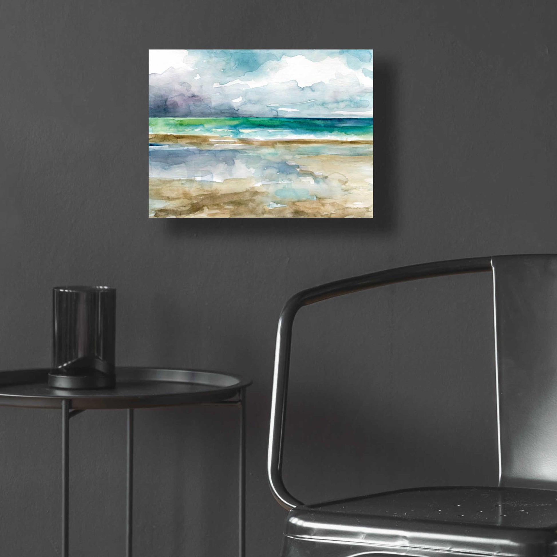 Epic Art 'Low Tide 1' by Jadei Graphics, Acrylic Glass Wall Art,16x12