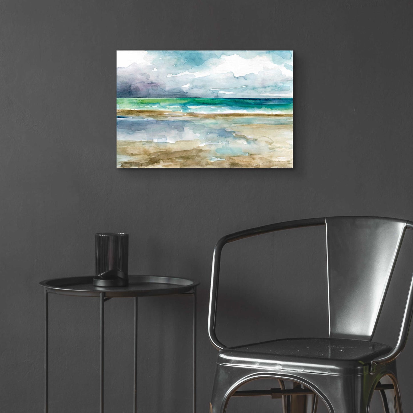 Epic Art 'Low Tide 1' by Jadei Graphics, Acrylic Glass Wall Art,24x16