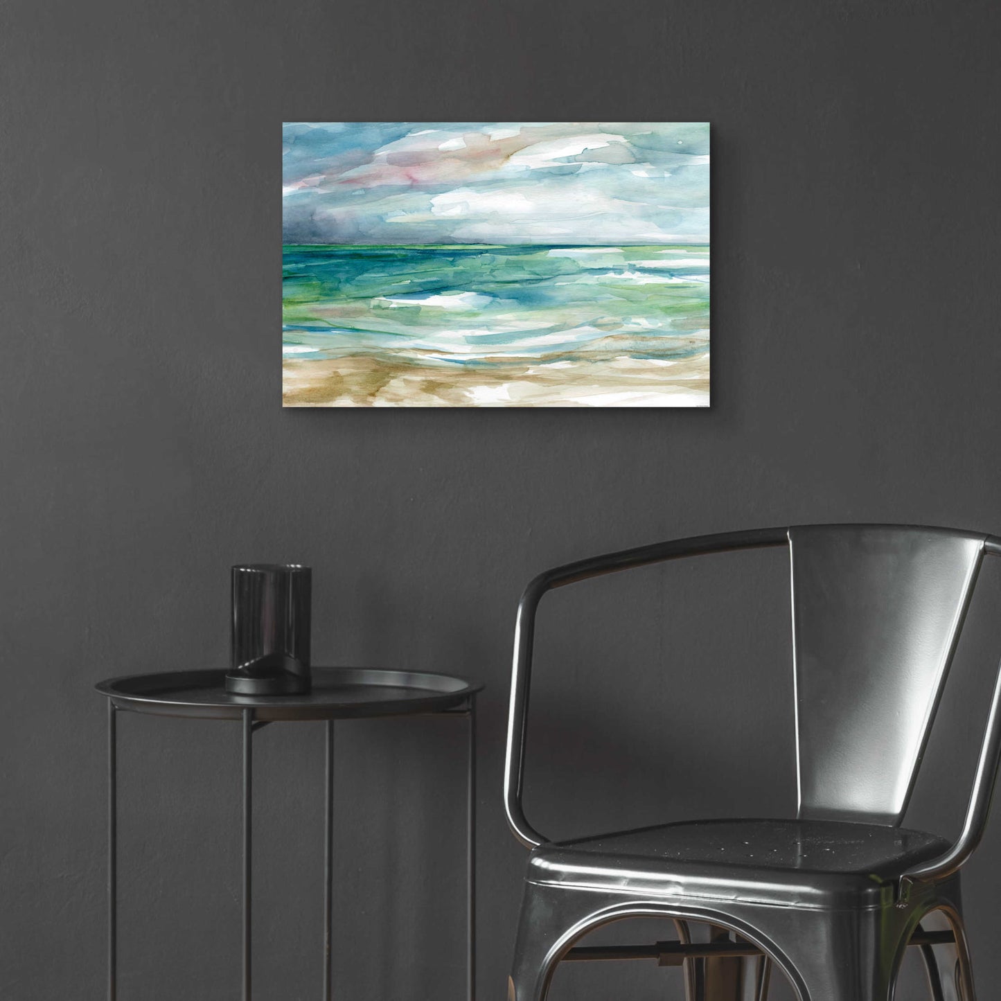 Epic Art 'Low Tide 2' by Jadei Graphics, Acrylic Glass Wall Art,24x16