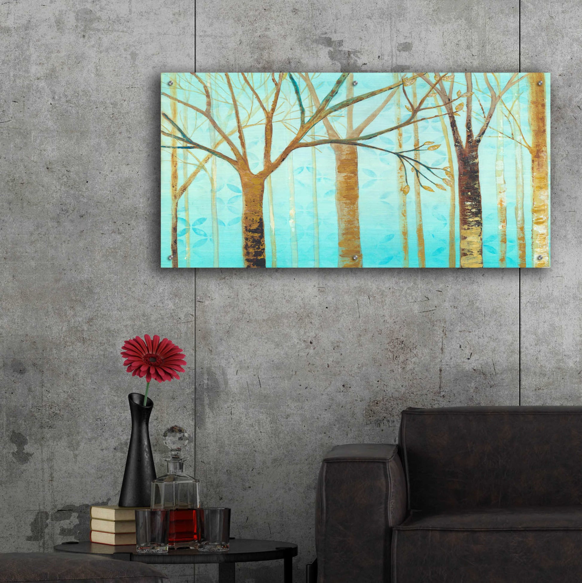 Epic Art 'Ambient' by Jadei Graphics, Acrylic Glass Wall Art,48x24