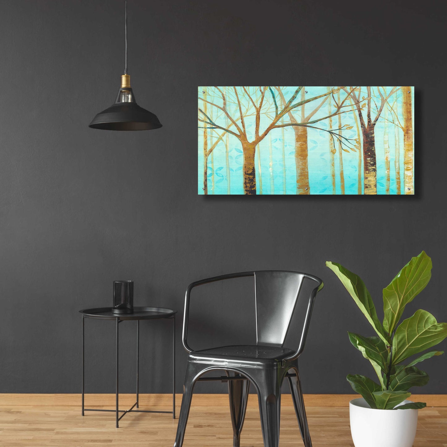 Epic Art 'Ambient' by Jadei Graphics, Acrylic Glass Wall Art,48x24