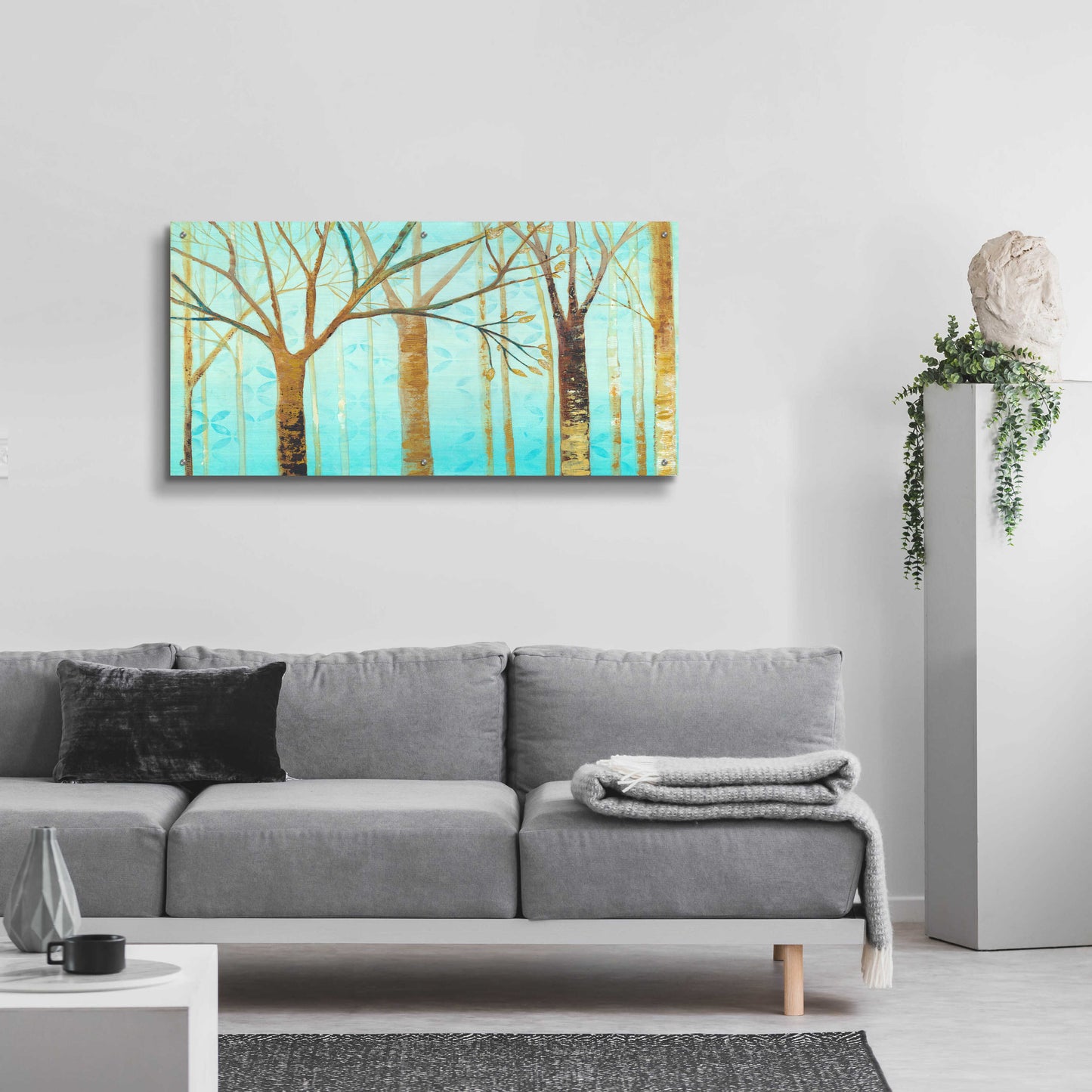 Epic Art 'Ambient' by Jadei Graphics, Acrylic Glass Wall Art,48x24