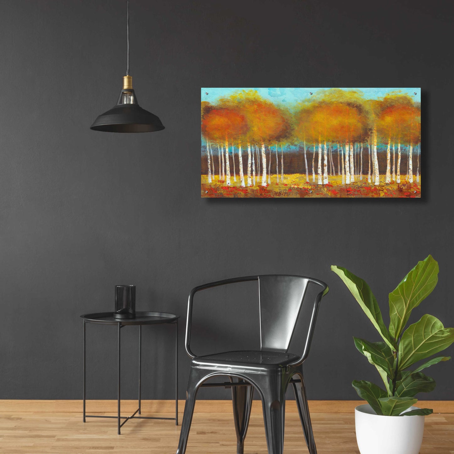 Epic Art 'Atmoshere' by Jadei Graphics, Acrylic Glass Wall Art,48x24