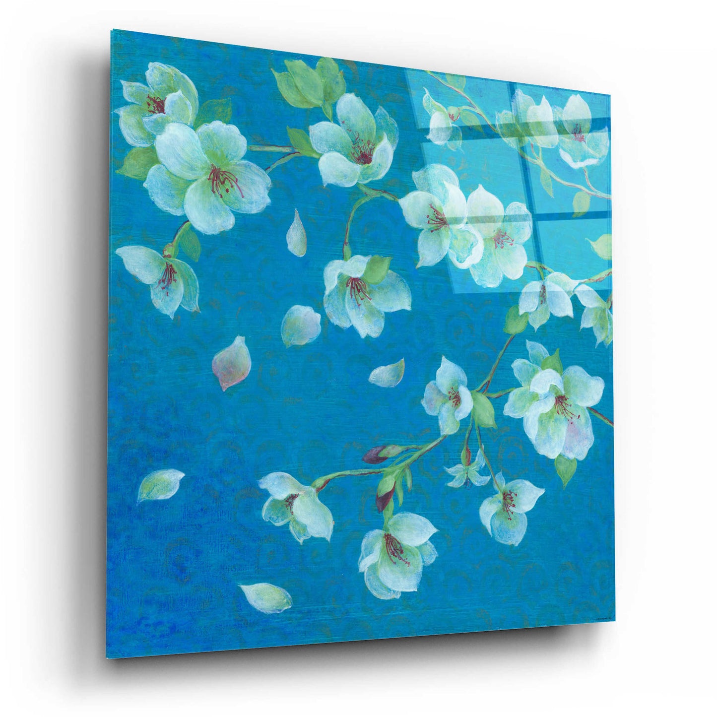 Epic Art 'Cherry Blossom 2' by Jadei Graphics, Acrylic Glass Wall Art,12x12