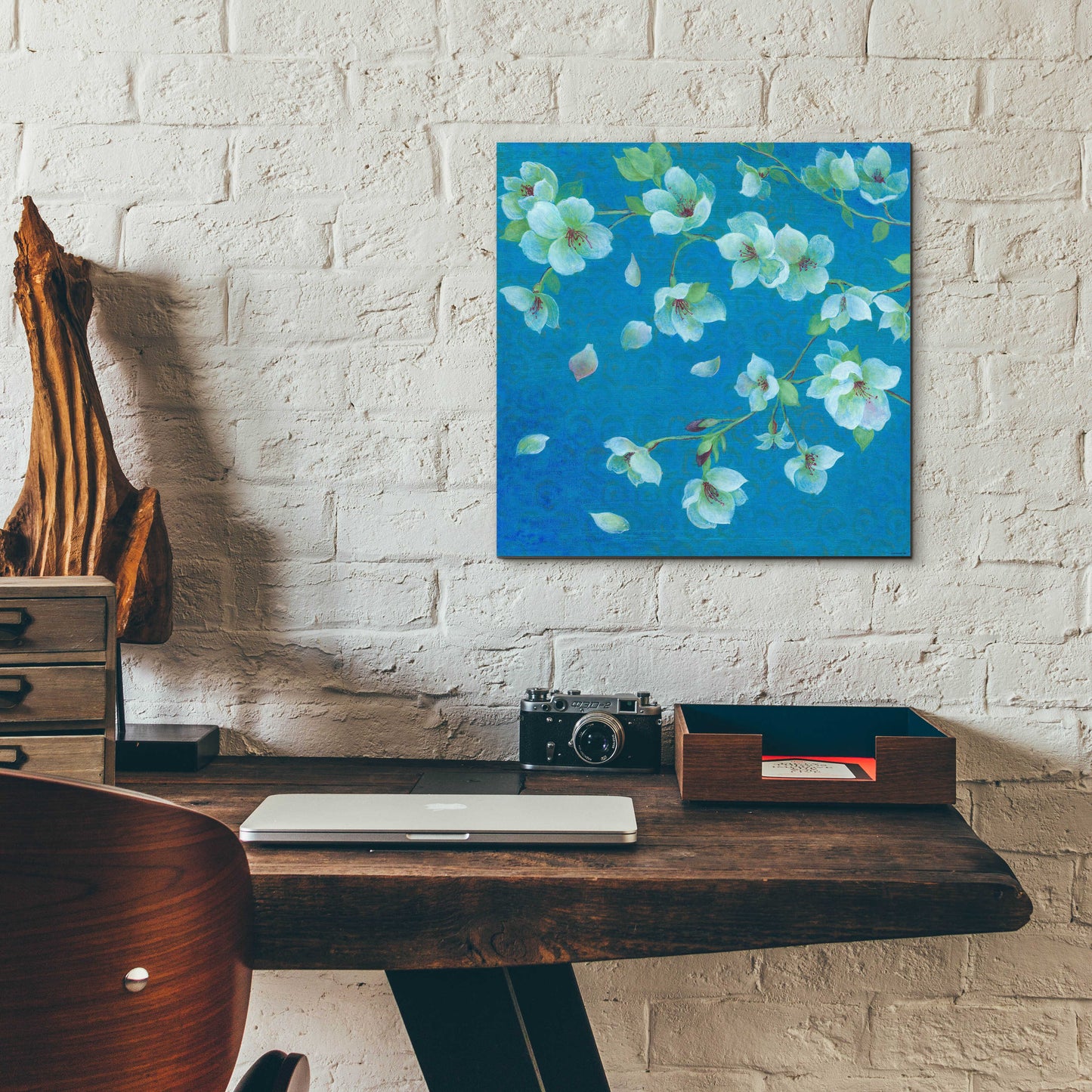 Epic Art 'Cherry Blossom 2' by Jadei Graphics, Acrylic Glass Wall Art,12x12