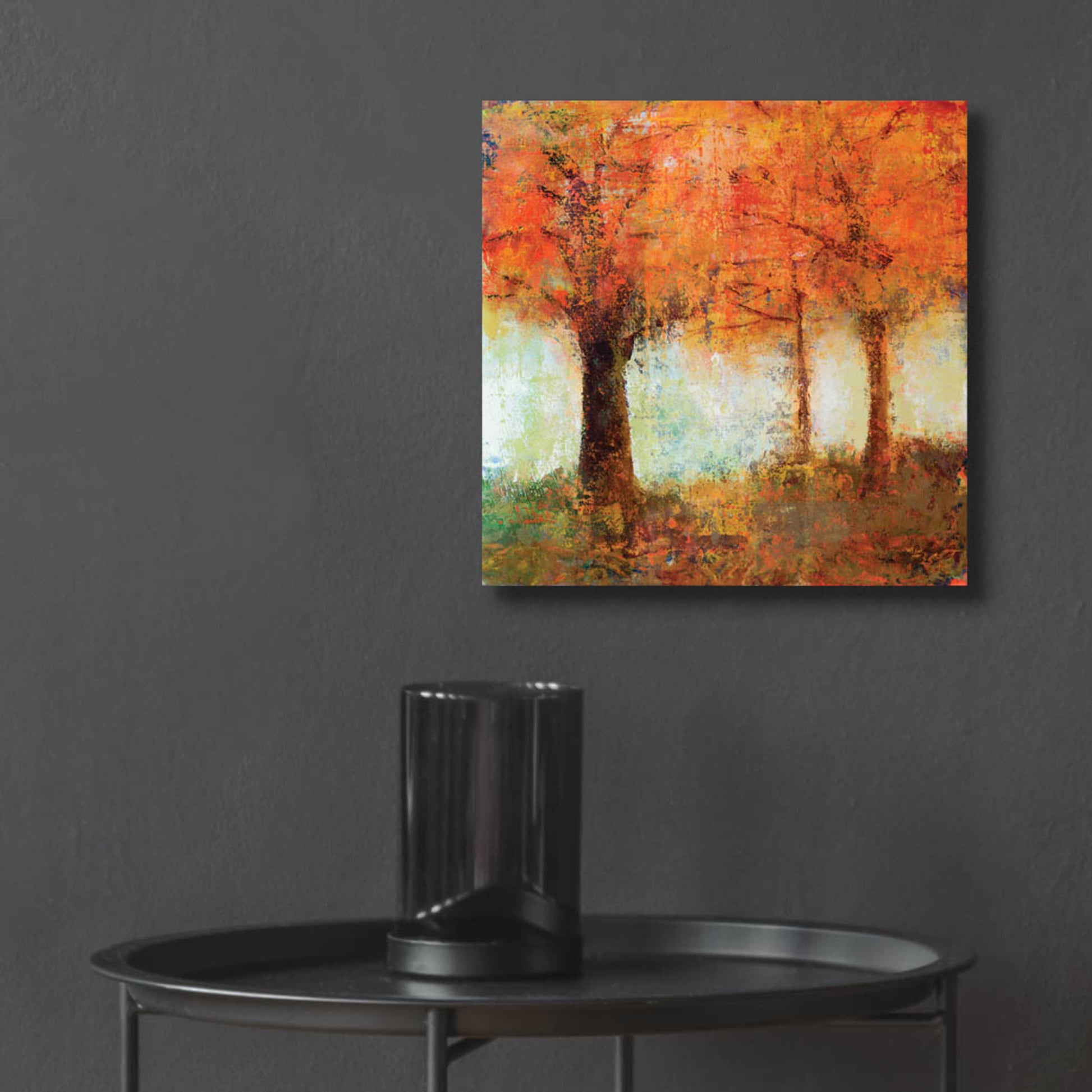 Epic Art 'Fall Trees' by Jadei Graphics, Acrylic Glass Wall Art,12x12