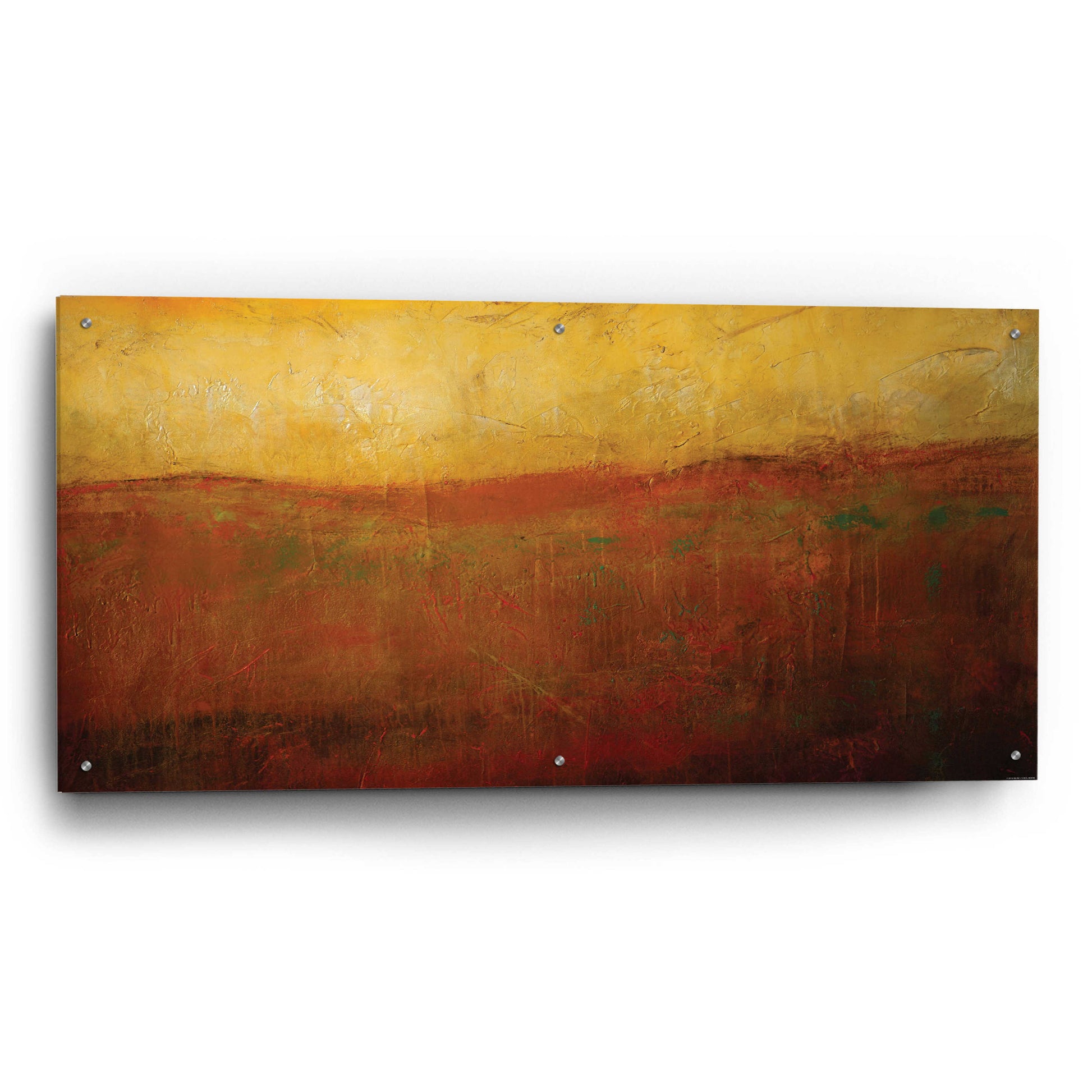 Epic Art 'Golden Sunrise' by Jadei Graphics, Acrylic Glass Wall Art,48x24