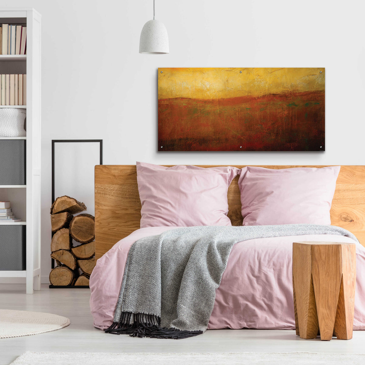 Epic Art 'Golden Sunrise' by Jadei Graphics, Acrylic Glass Wall Art,48x24