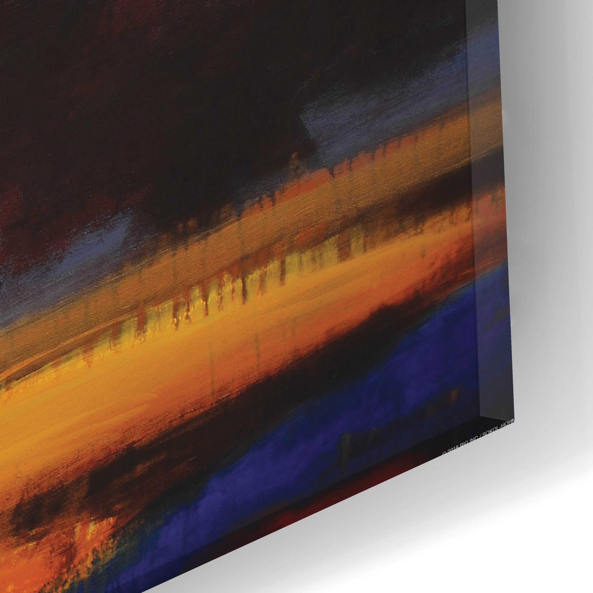 Epic Art 'Western Sky' by Jadei Graphics, Acrylic Glass Wall Art,24x12