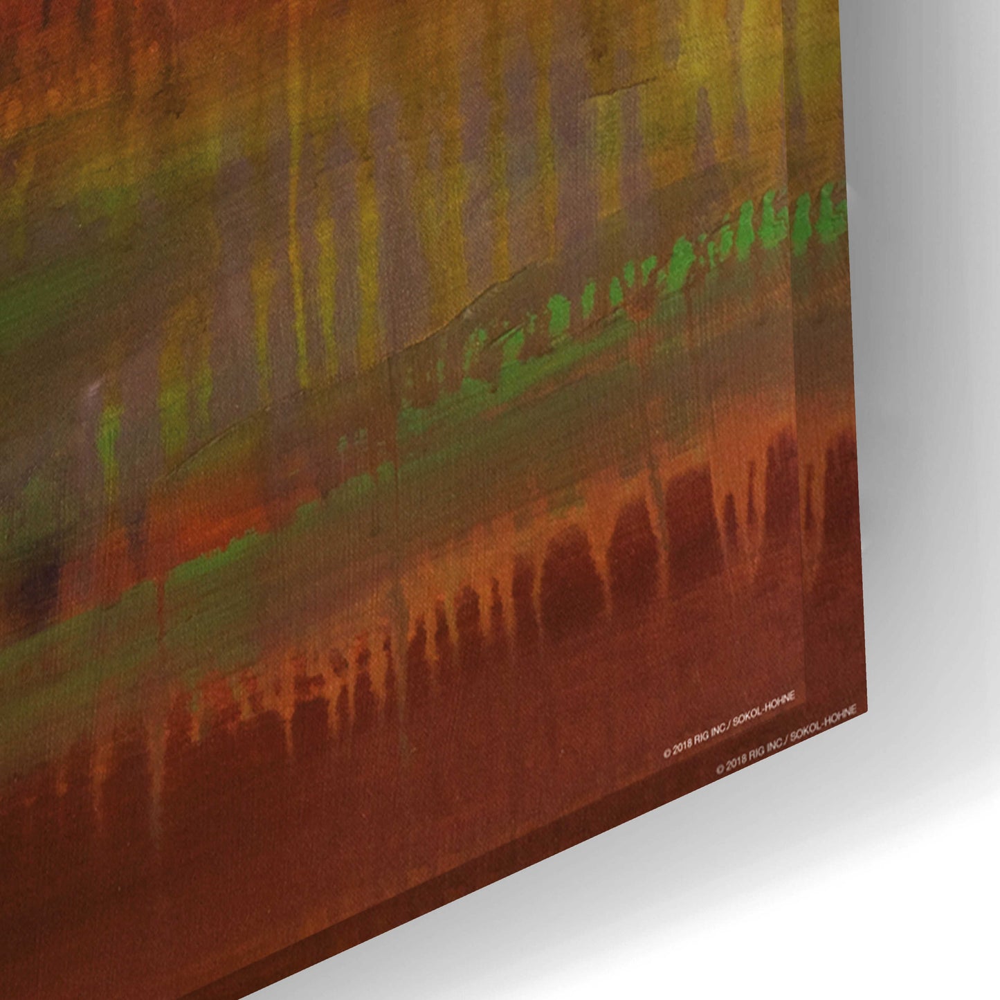 Epic Art 'Forest' by Jadei Graphics, Acrylic Glass Wall Art,24x16