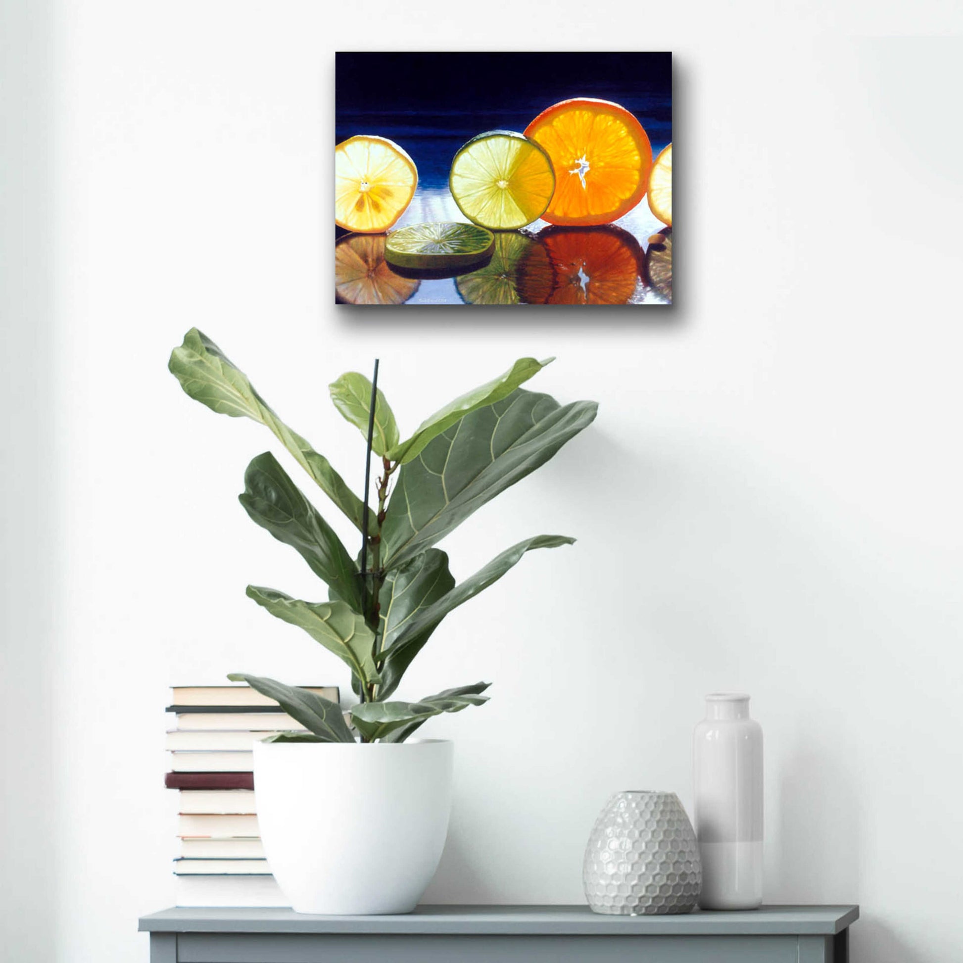 Epic Art 'Juicy Fruit' by Cecile Baird, Acrylic Glass Wall Art,16x12